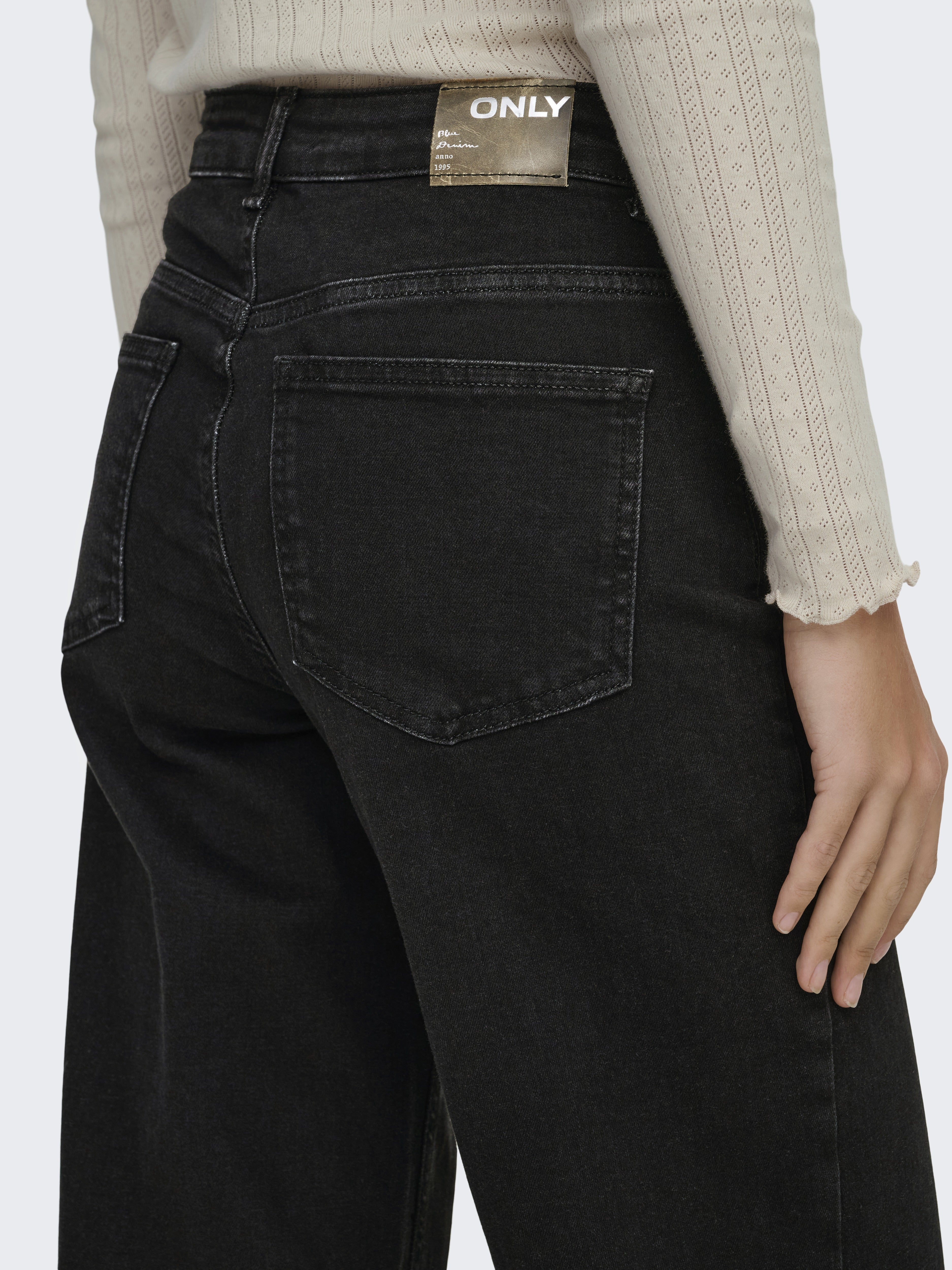 only Damen Jeans Washed Black