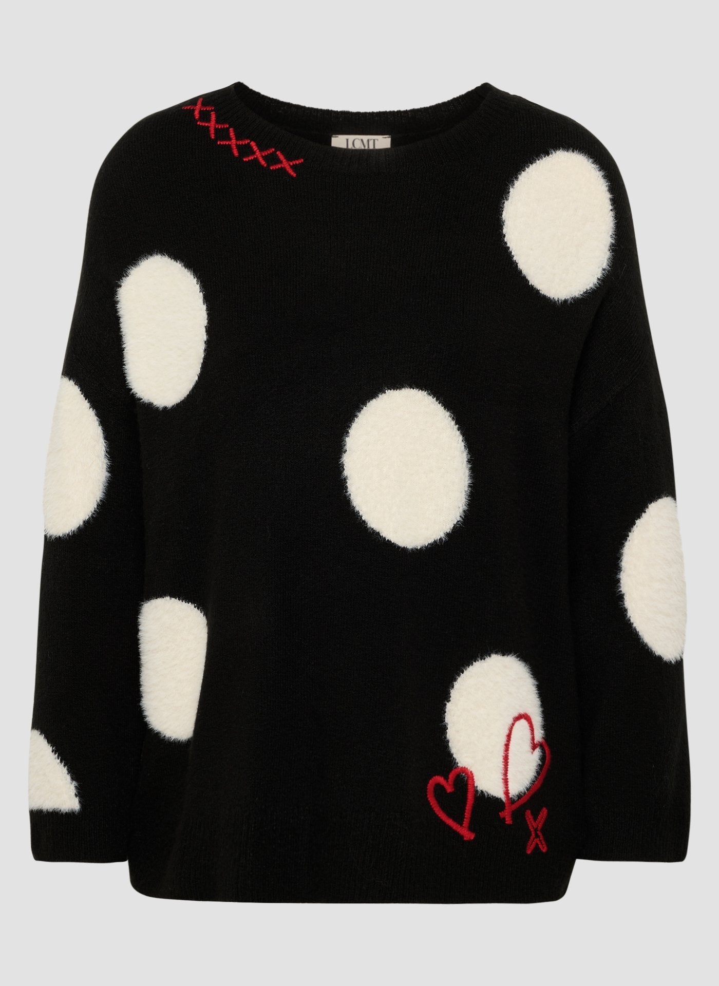 Le Comte Damen Pullover Schwarz