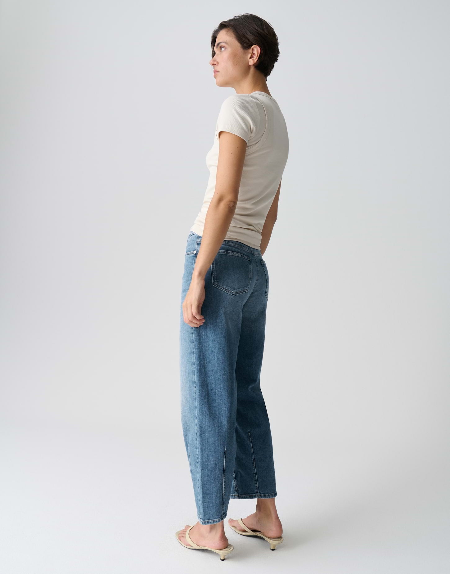 Opus Pants Damen Jeans  Dark Powd