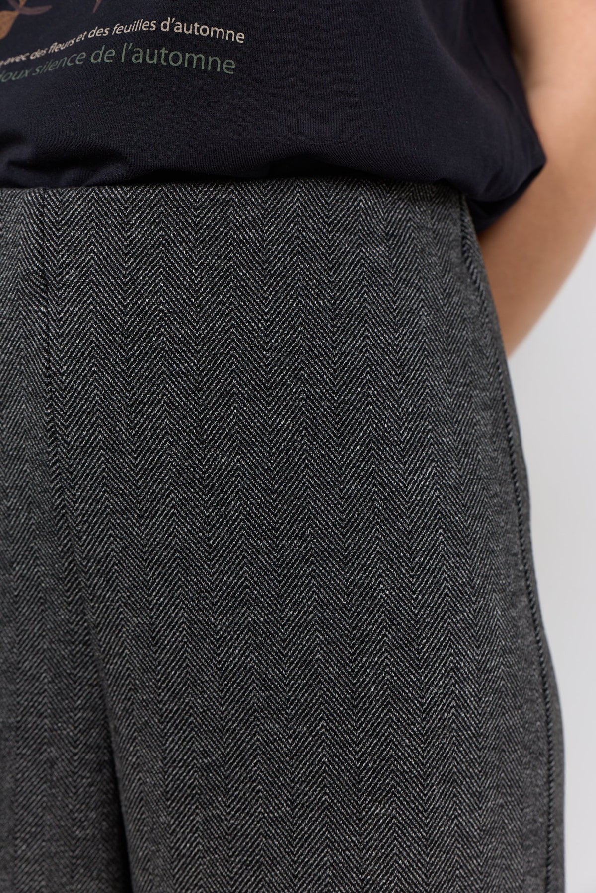 Soya Concept Damen Hosen Black Combi