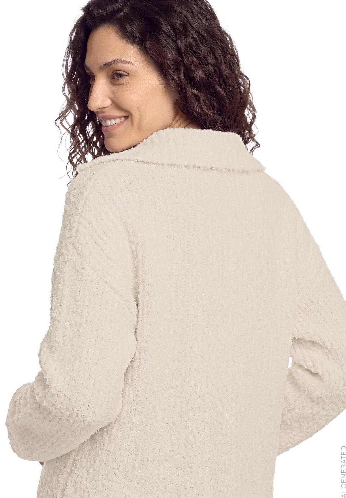 Cartoon Damen Pullover Eggnog