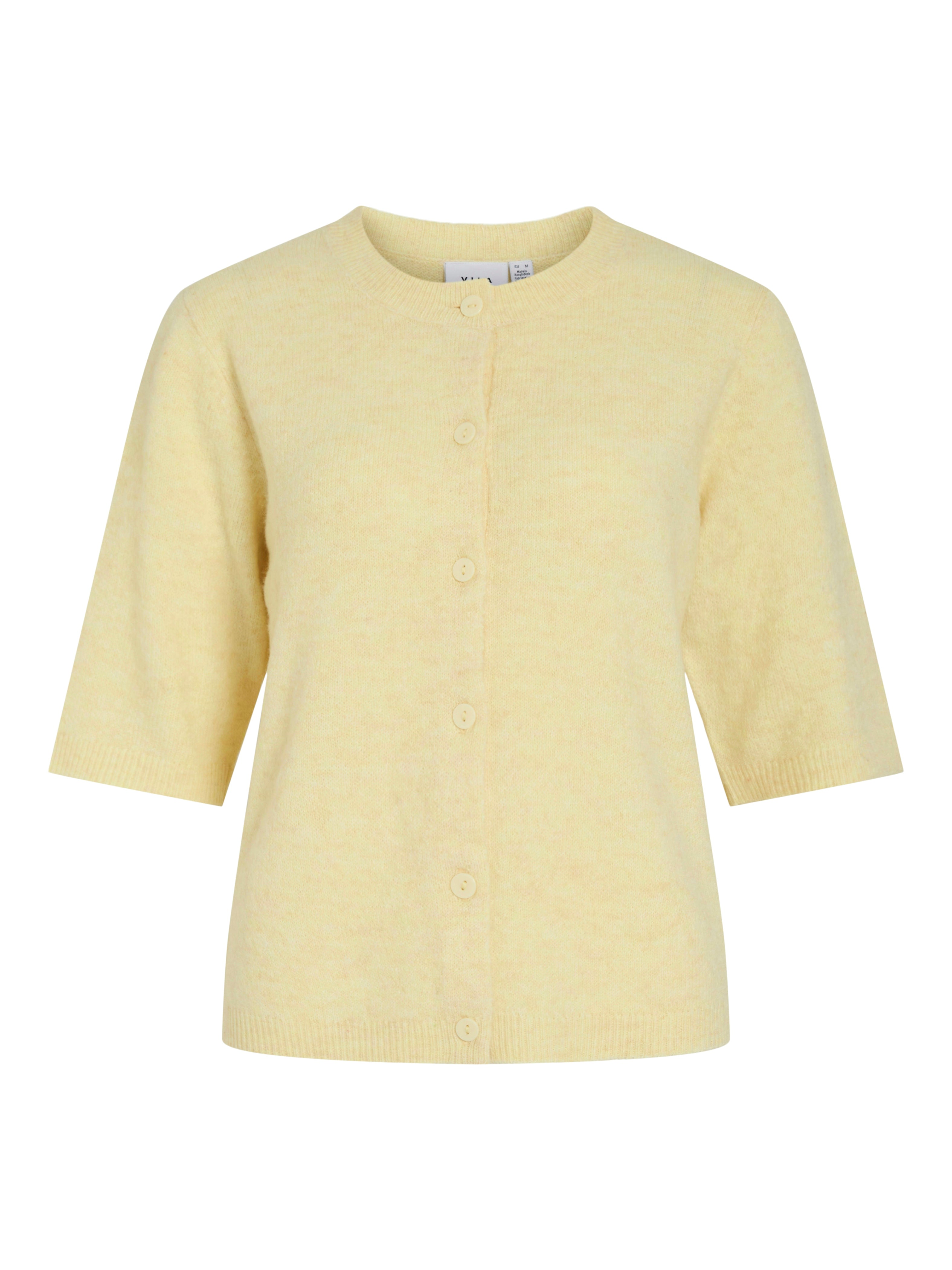 Vila Damen Strickjacken Pastel Yellow/M