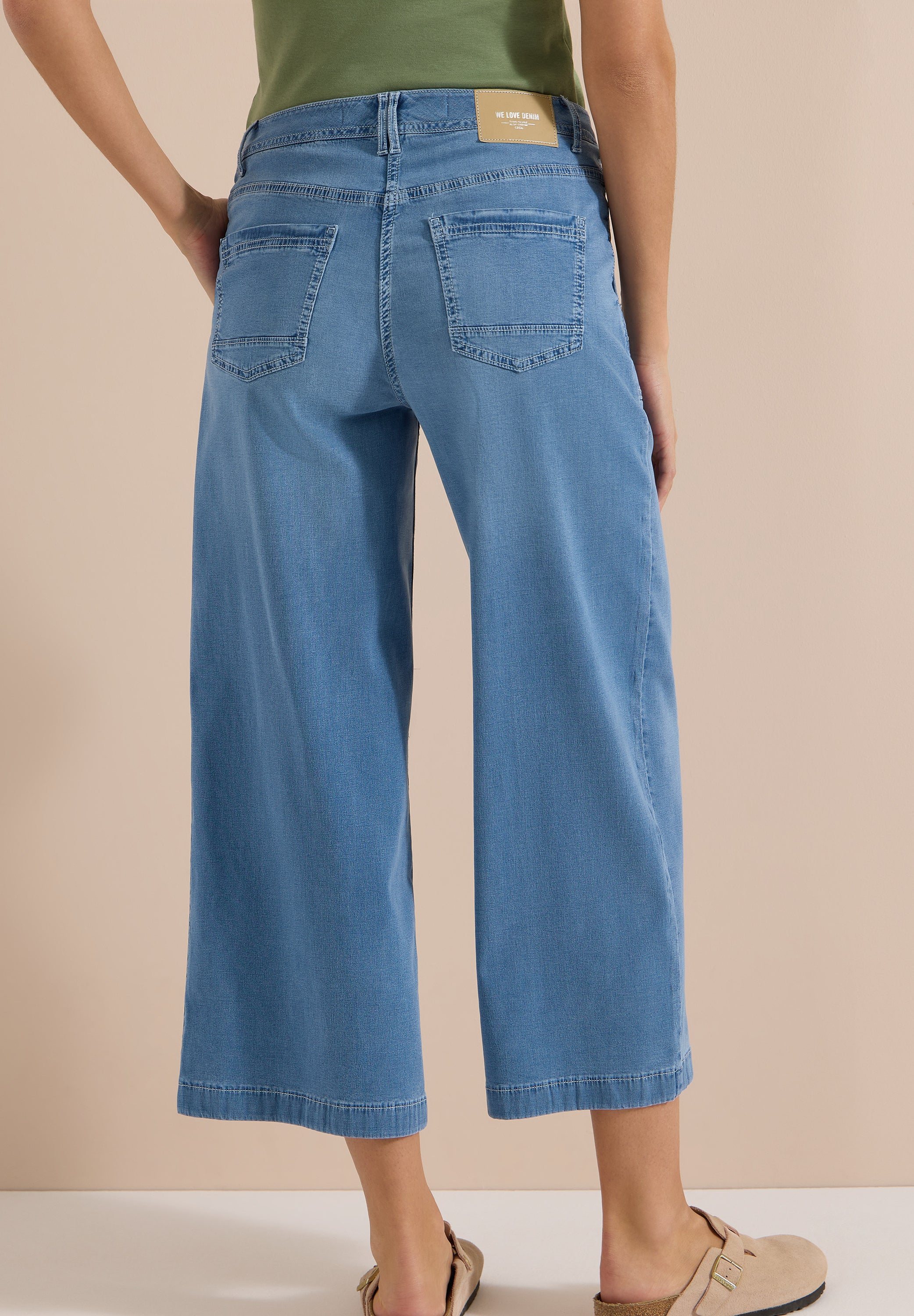 Cecil Damen Hosen Light Blu