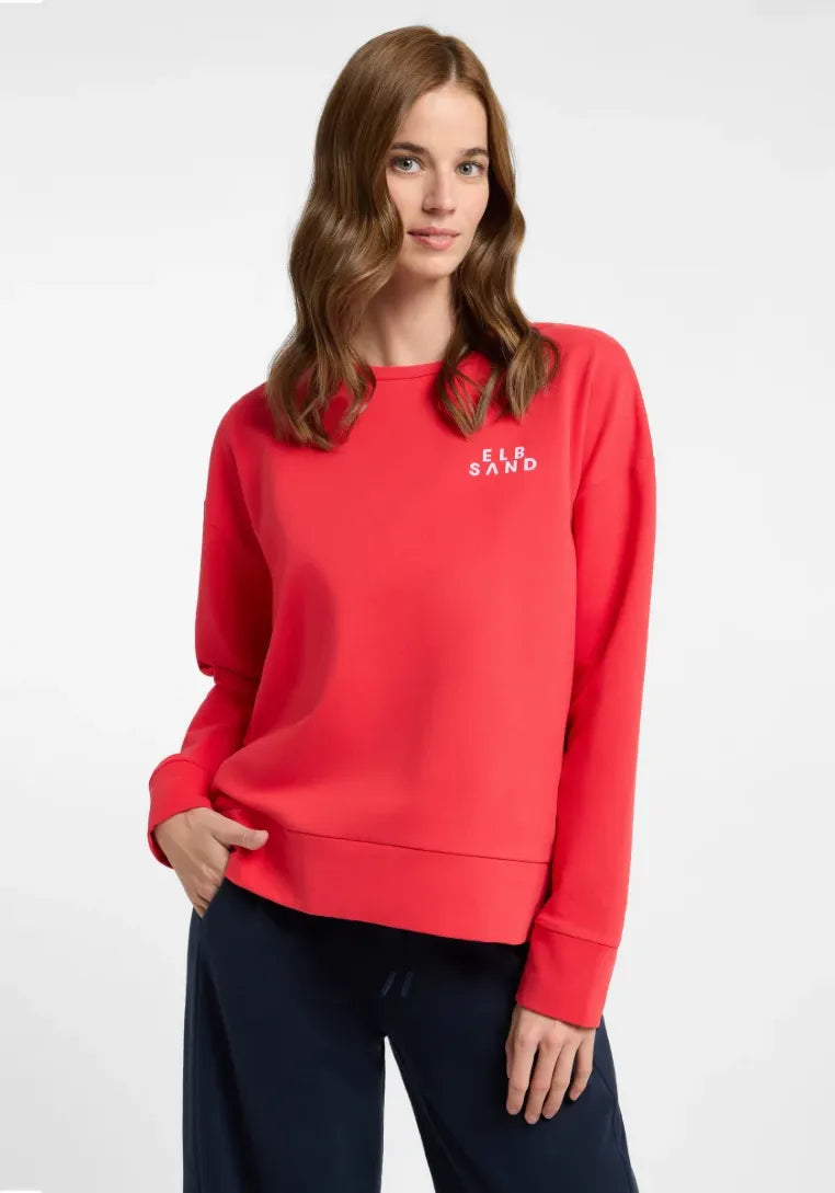 Elbsand Damen Sweatshirts  Barberry