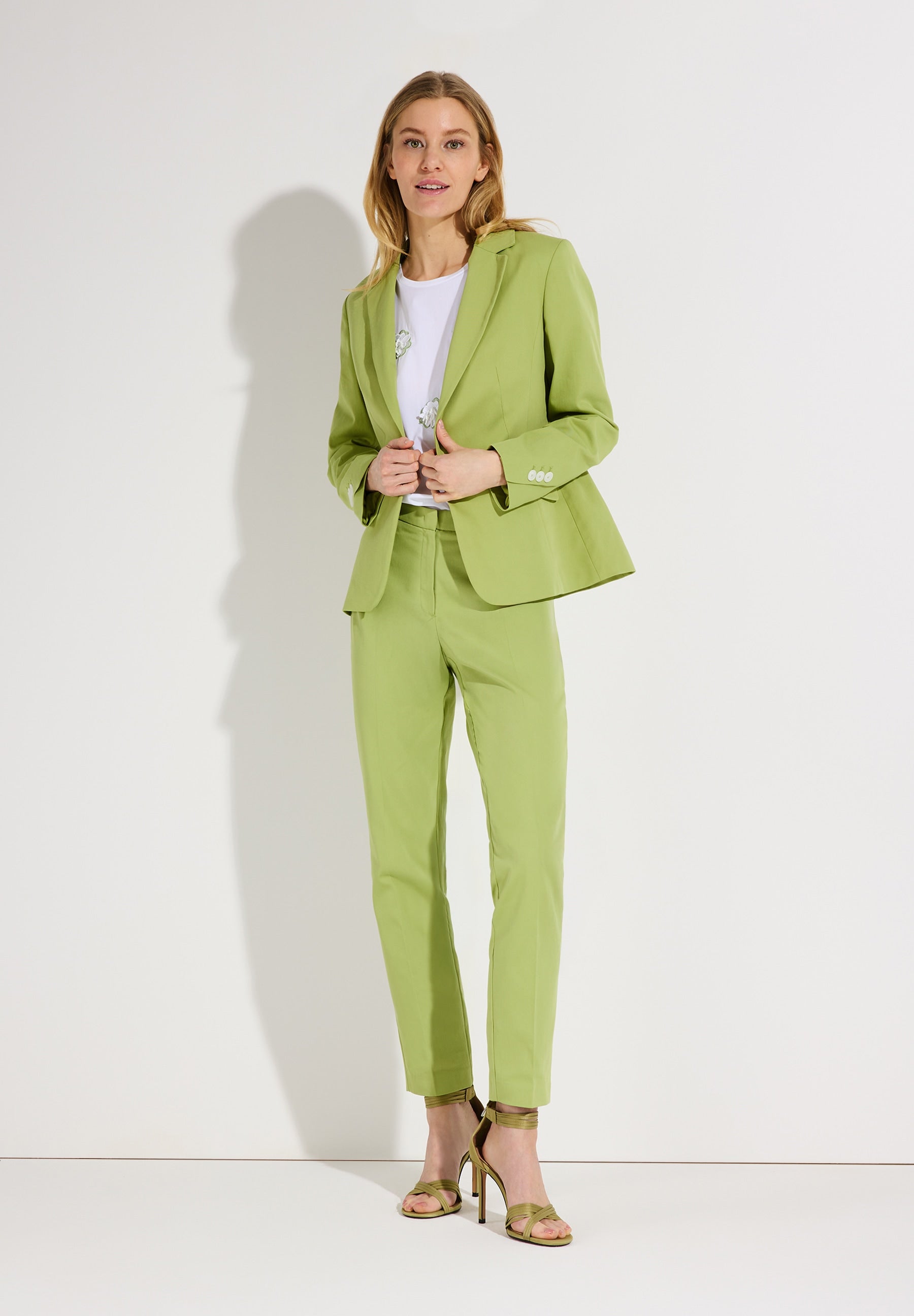 More & More Damen Blazer Pistachio