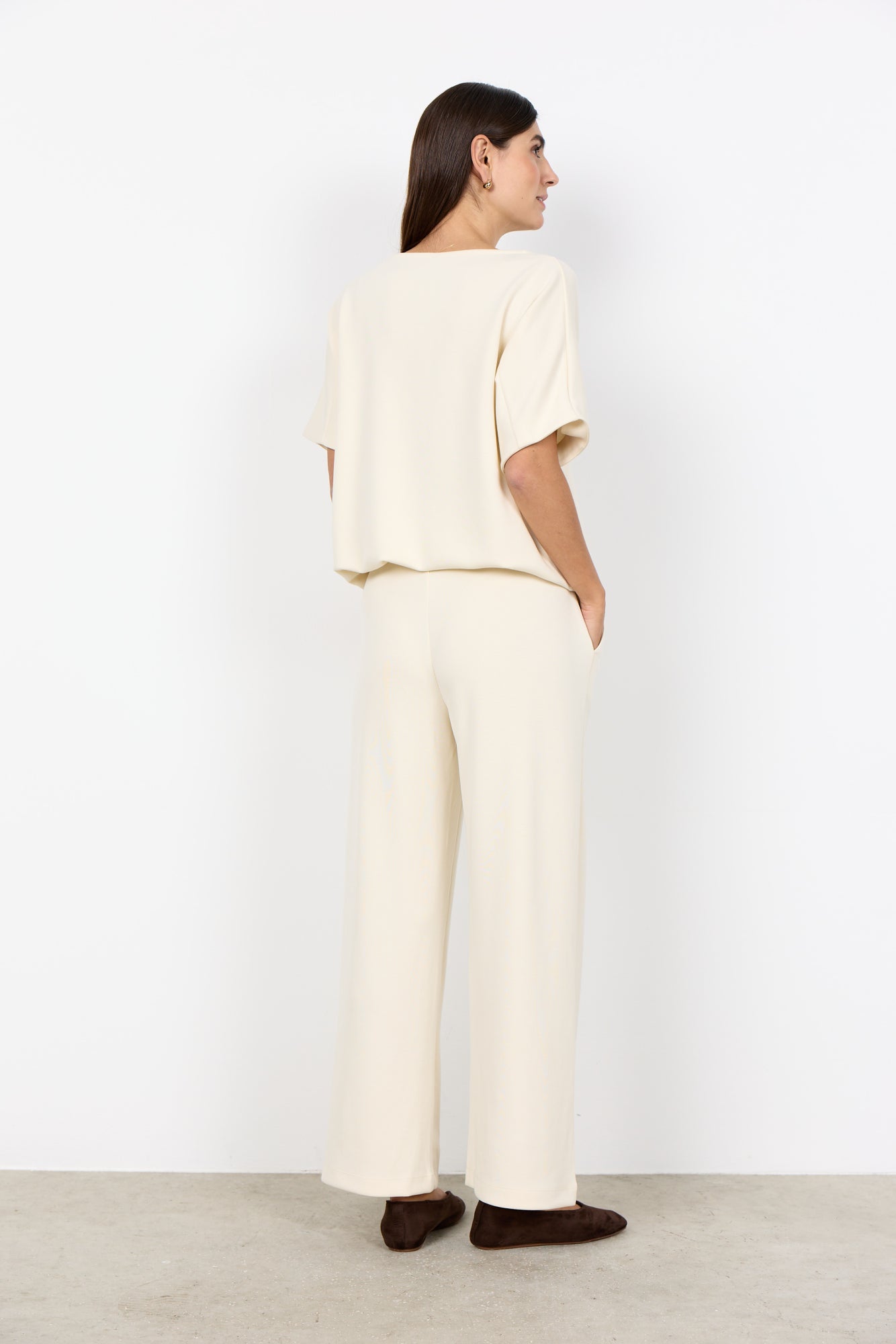 Soya Concept Damen Blusen kurz Cream