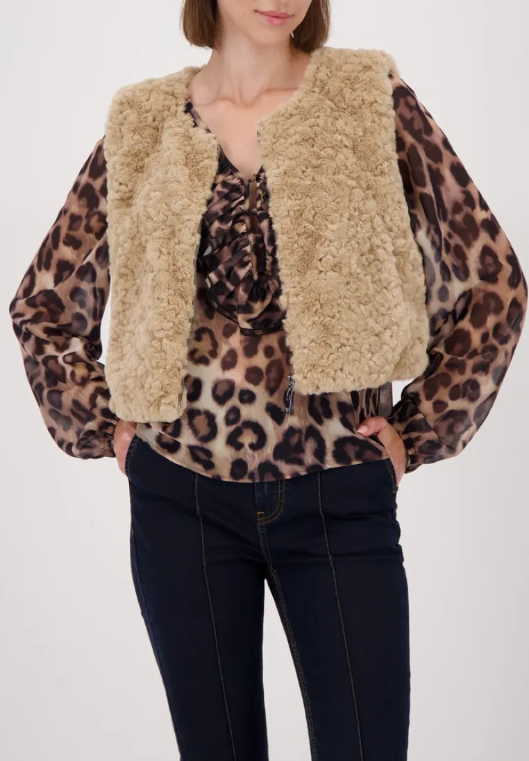 Monari Damen Outdoorwesten  Cinnamon