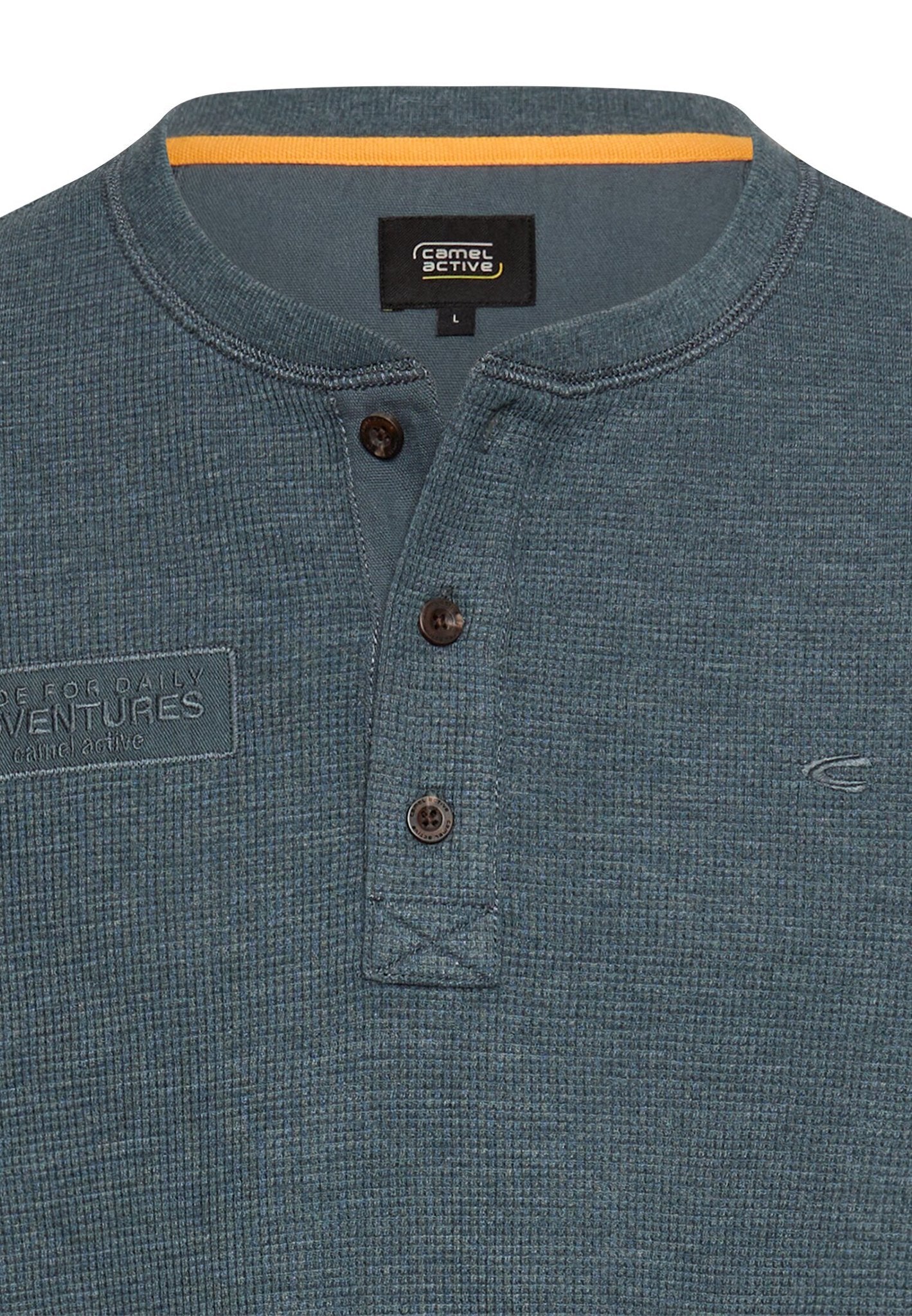 Camel active Herren T-Shirts kurz  Tinted Blue