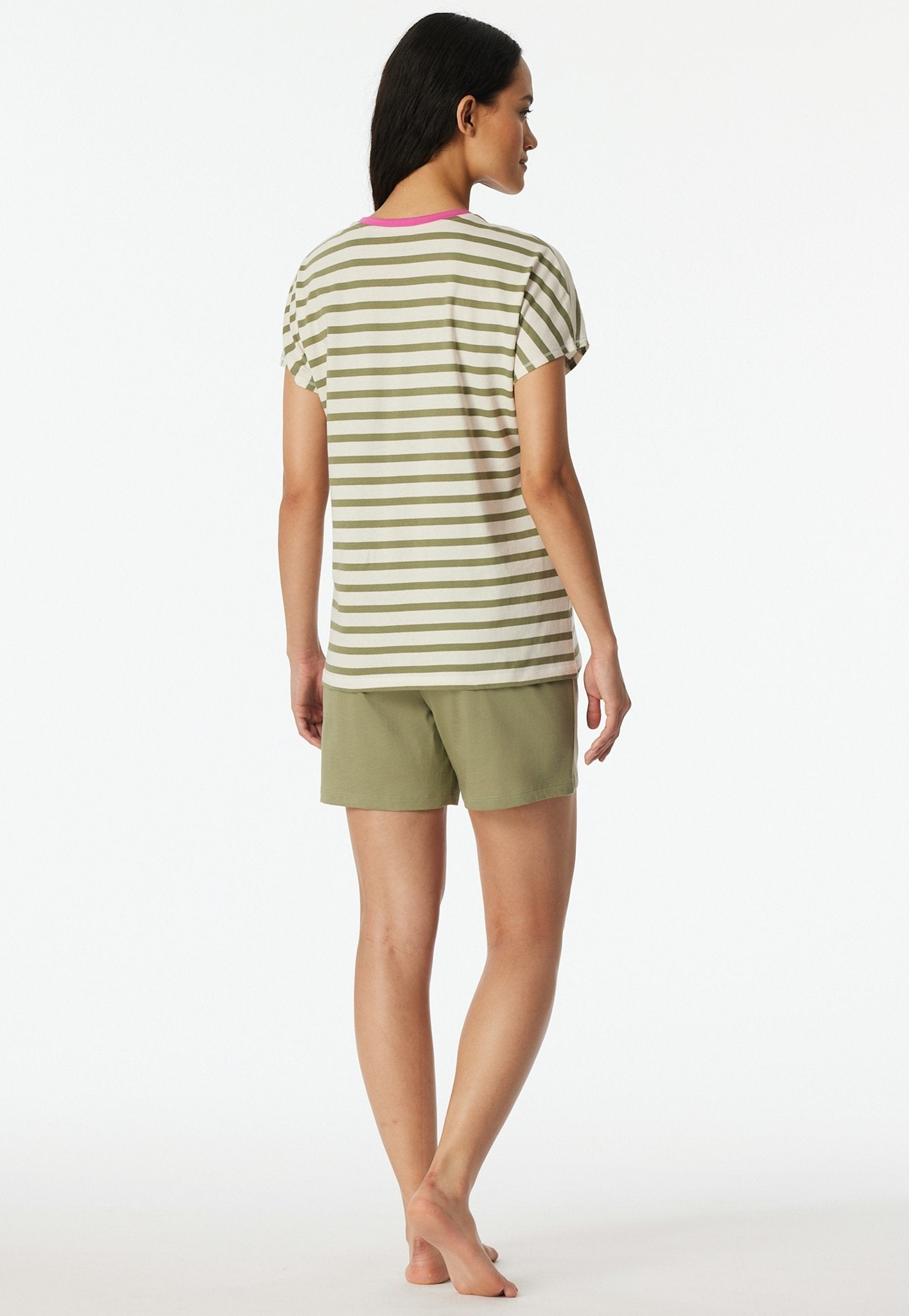 Schiesser Schlafanzug Wonder White He