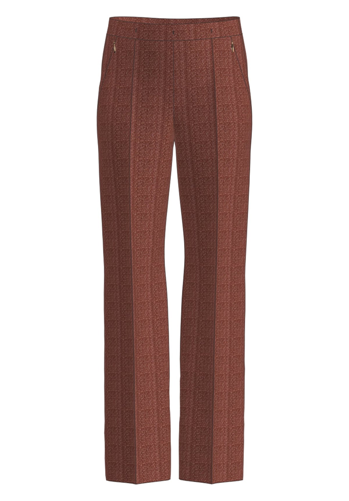 Bianca Damen Hosen Red Mix