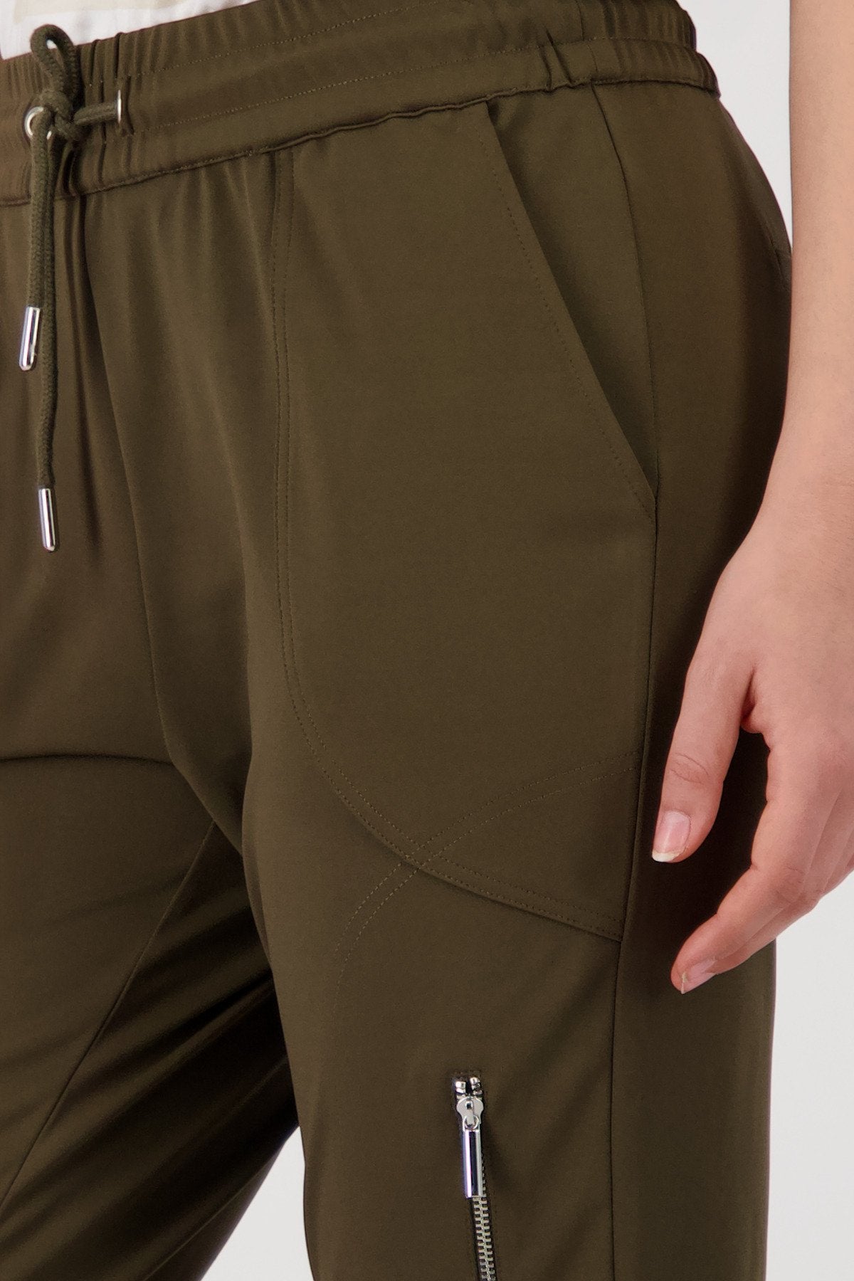 Monari Damen Hosen Olive