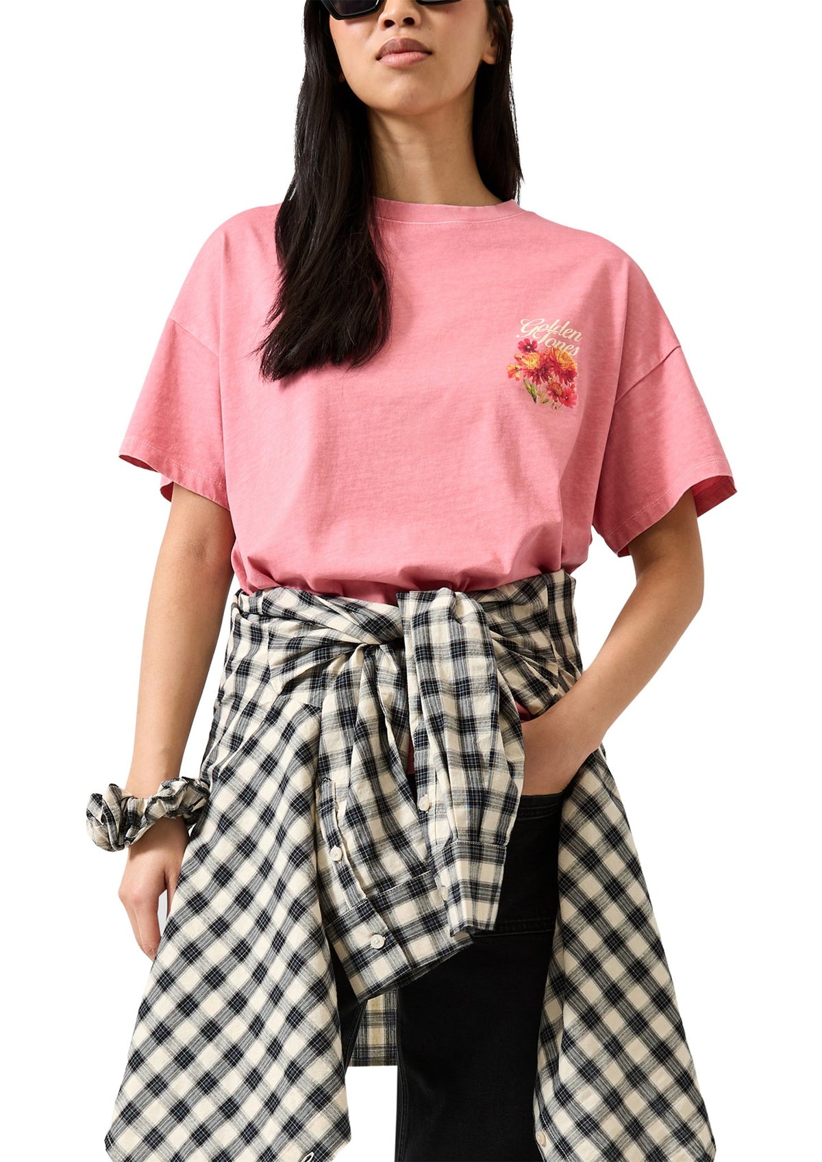 QS by S.Oliver Damen T-Shirts D Lilac/Pink