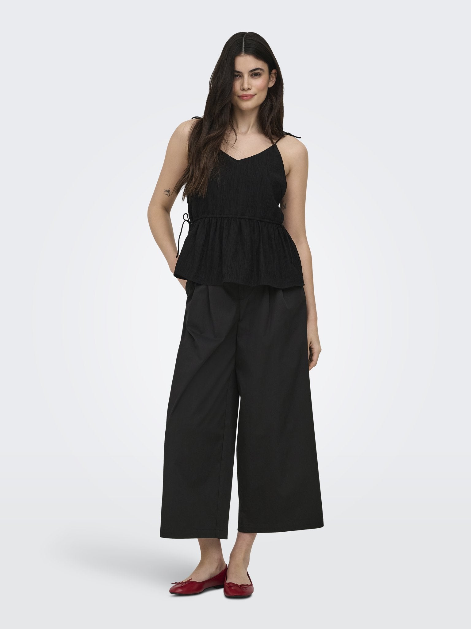 only Damen Hosen Black
