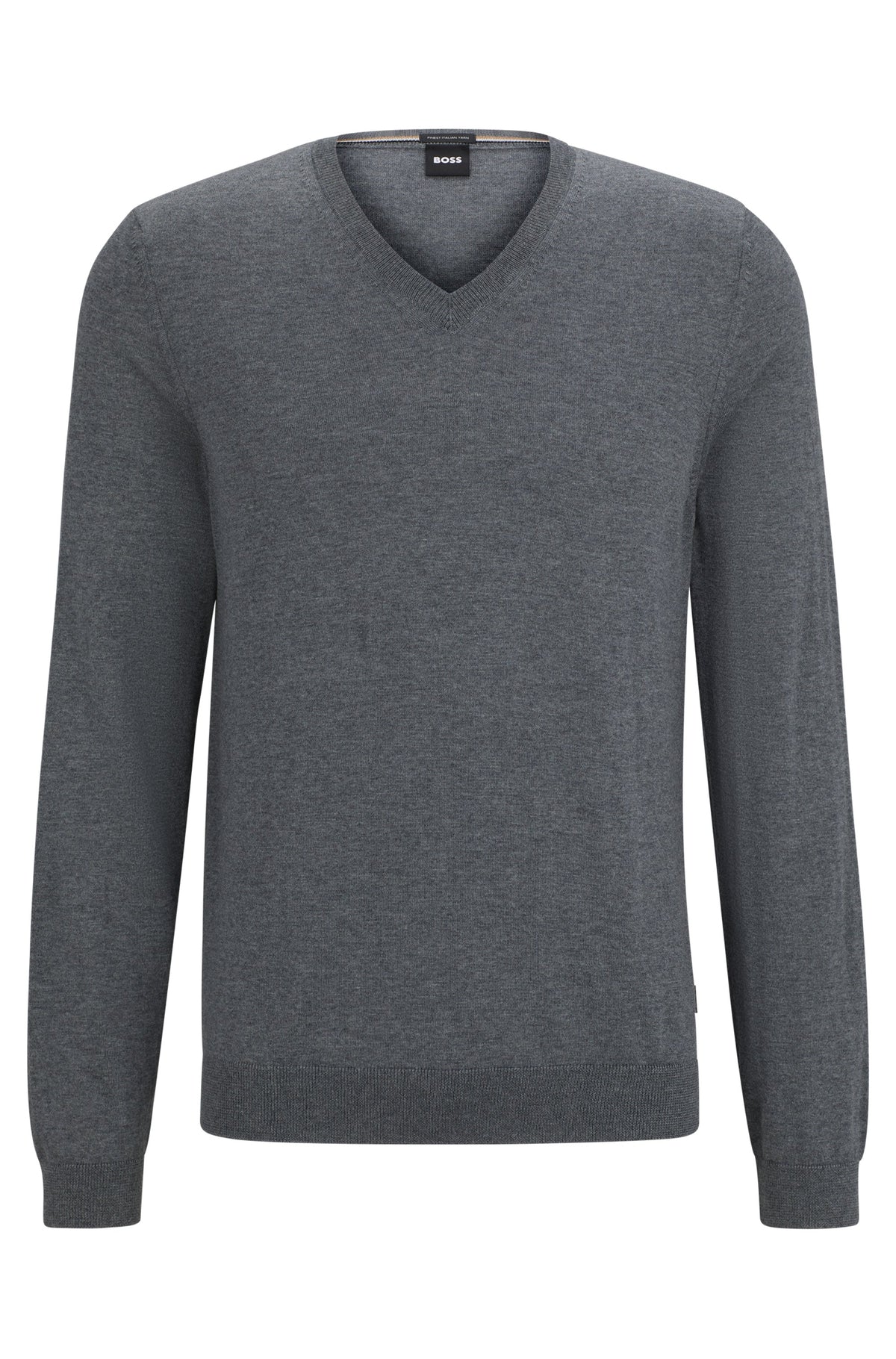 Boss Herren Pullover Medium Grey