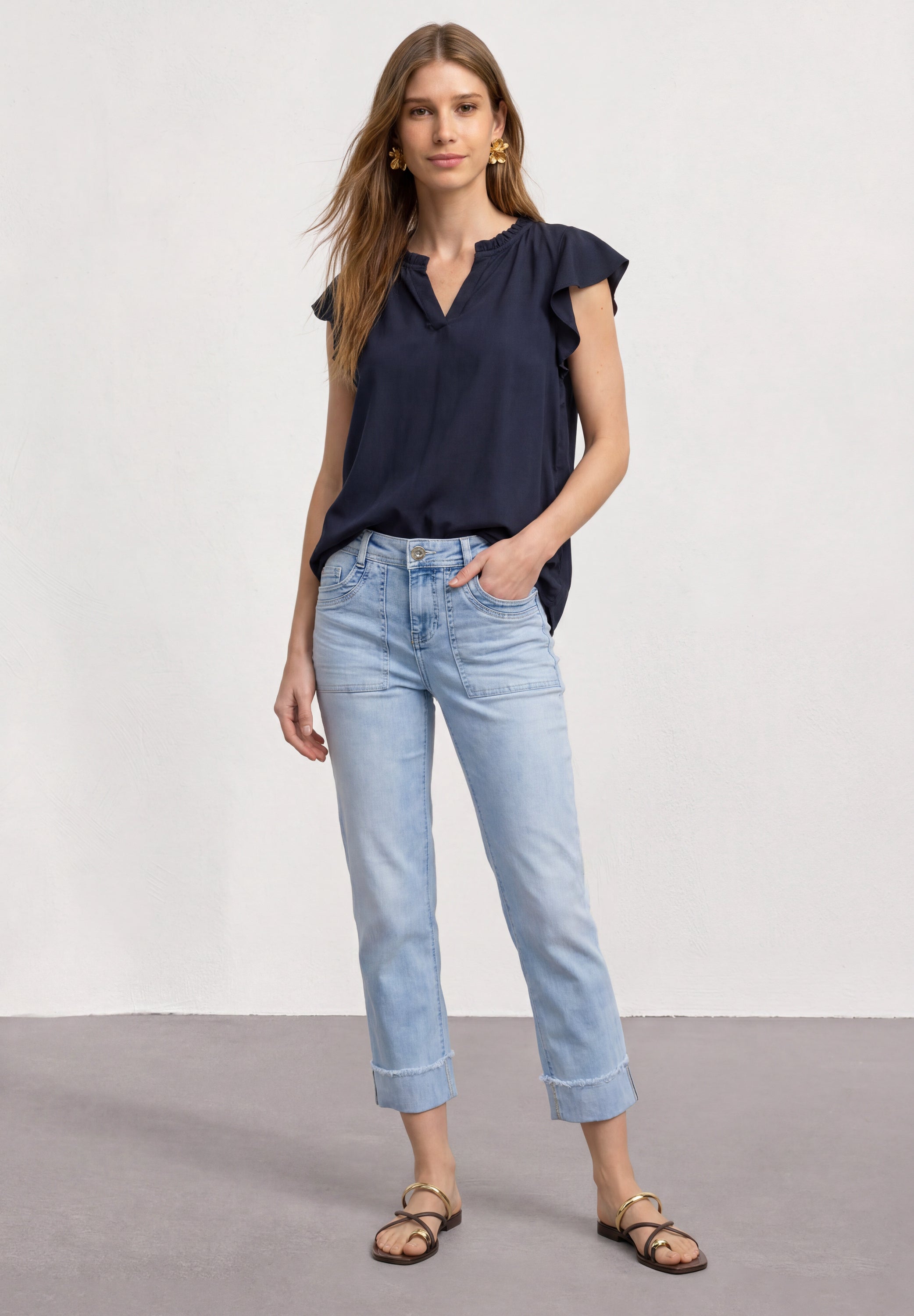 Street One Damen Blusen Darkest B