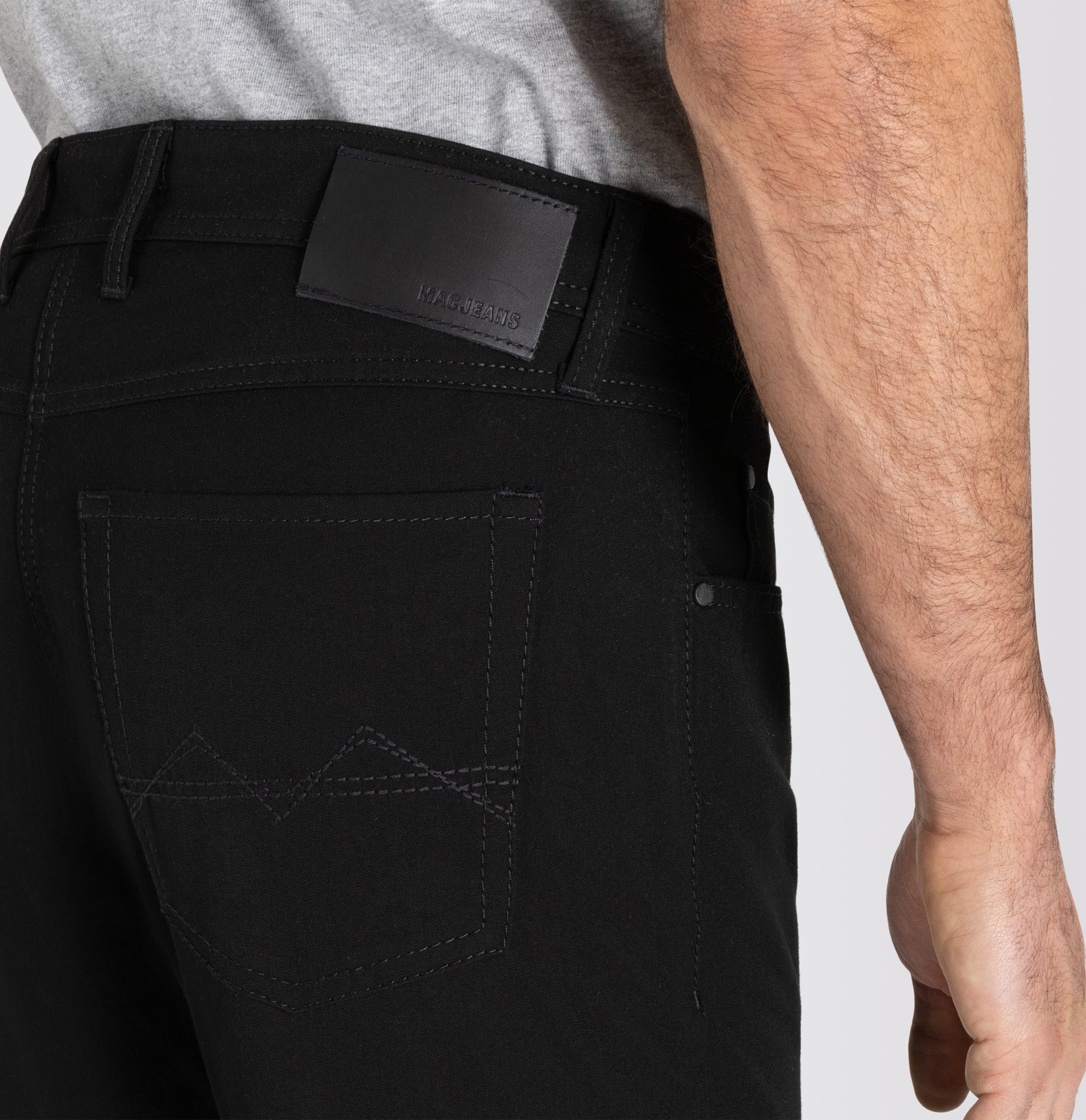 Mac Herren Hosen P Power Blac