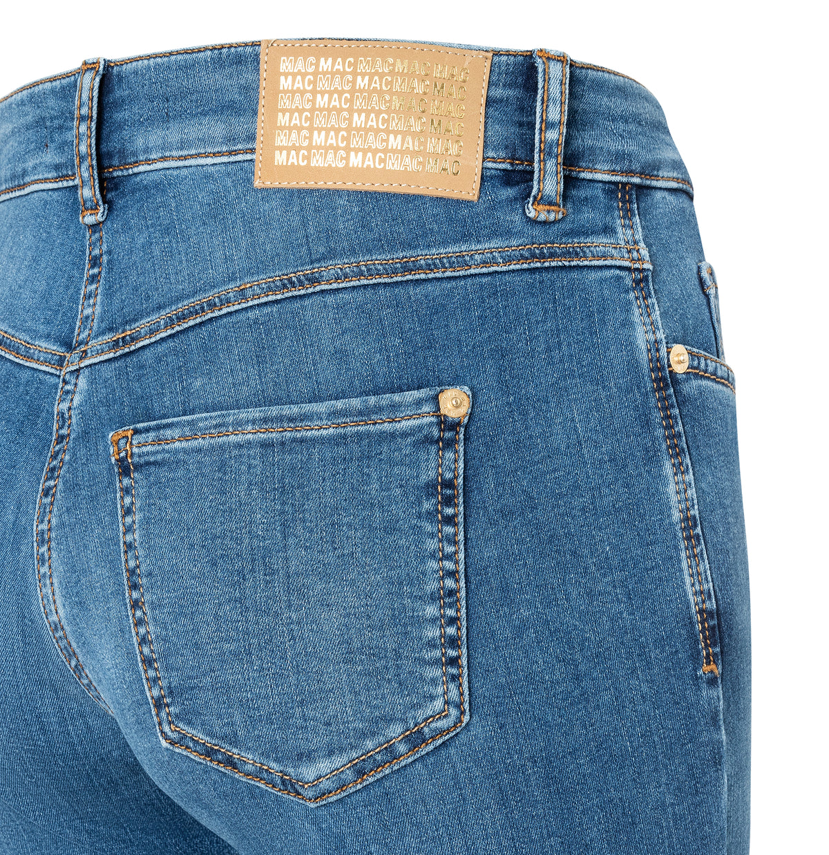 Mac Damen Jeans Medium Blue Aut