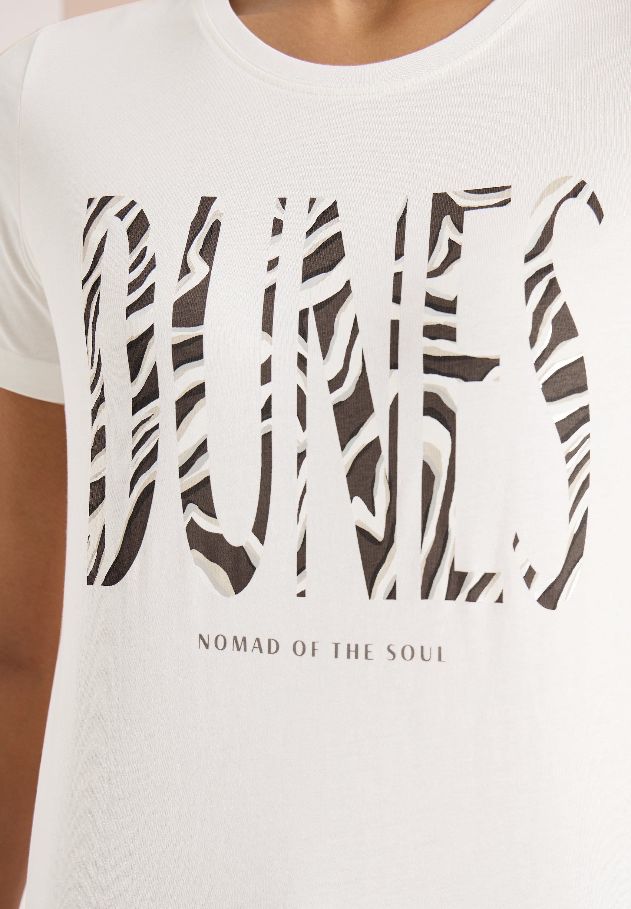 Cecil Damen T-Shirts  Vanilla W