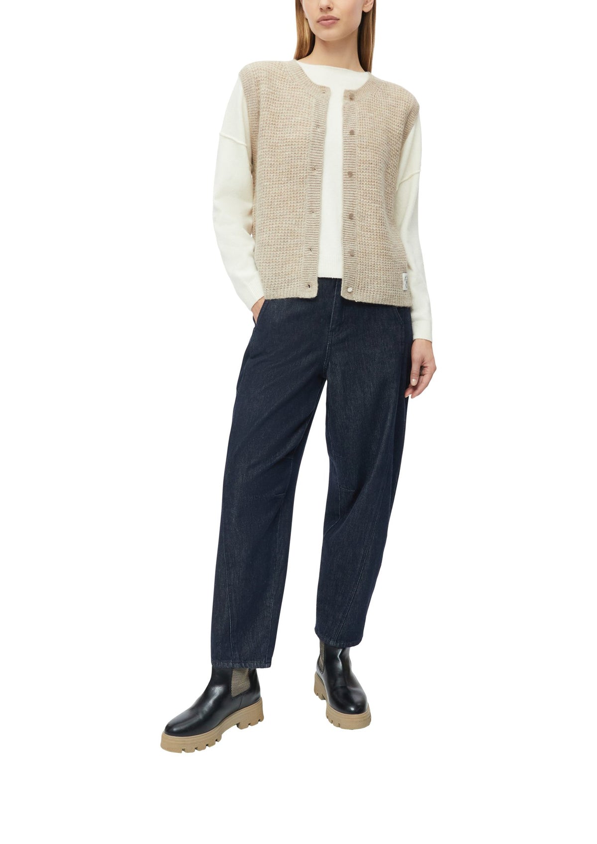 S. Oliver red Damen Pullover W Brown