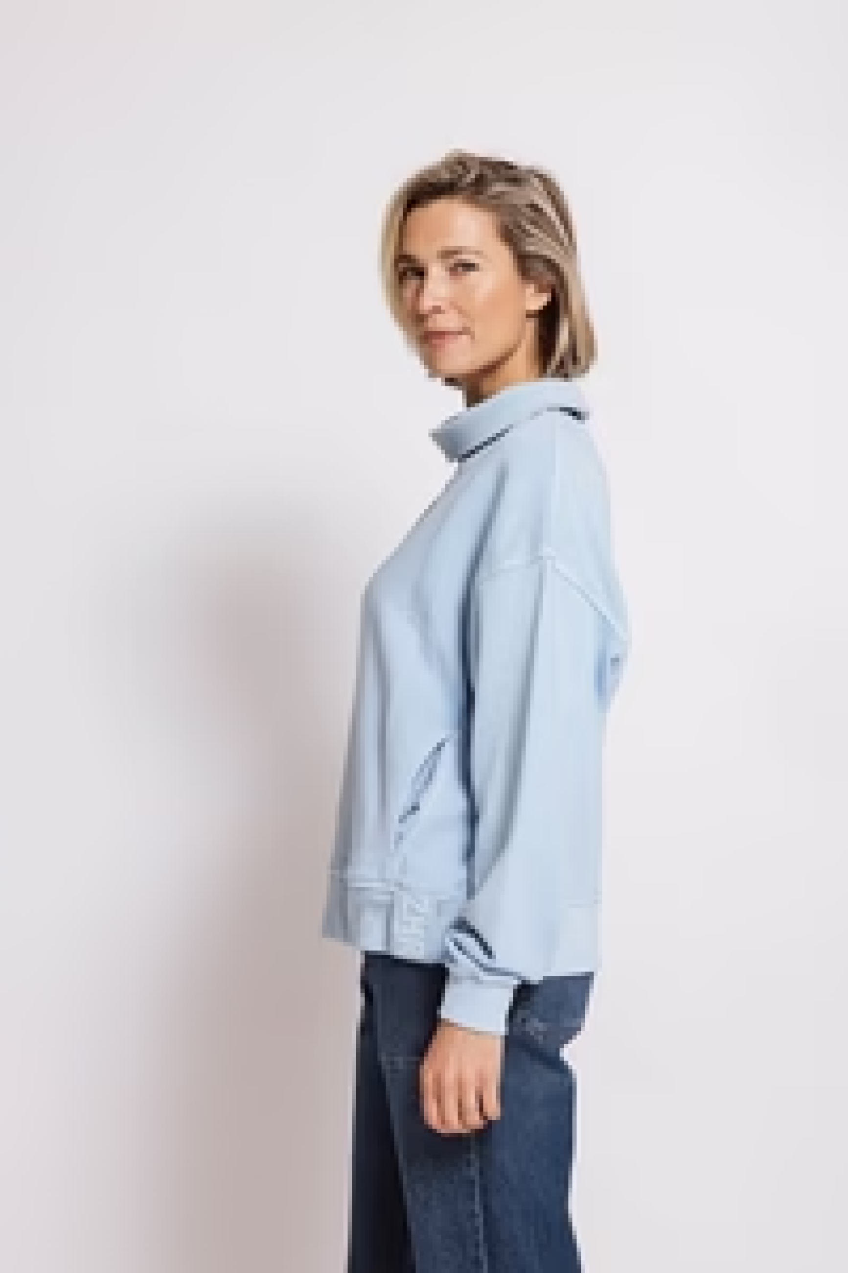 Zhrill Damen Sweatshirts  Blue