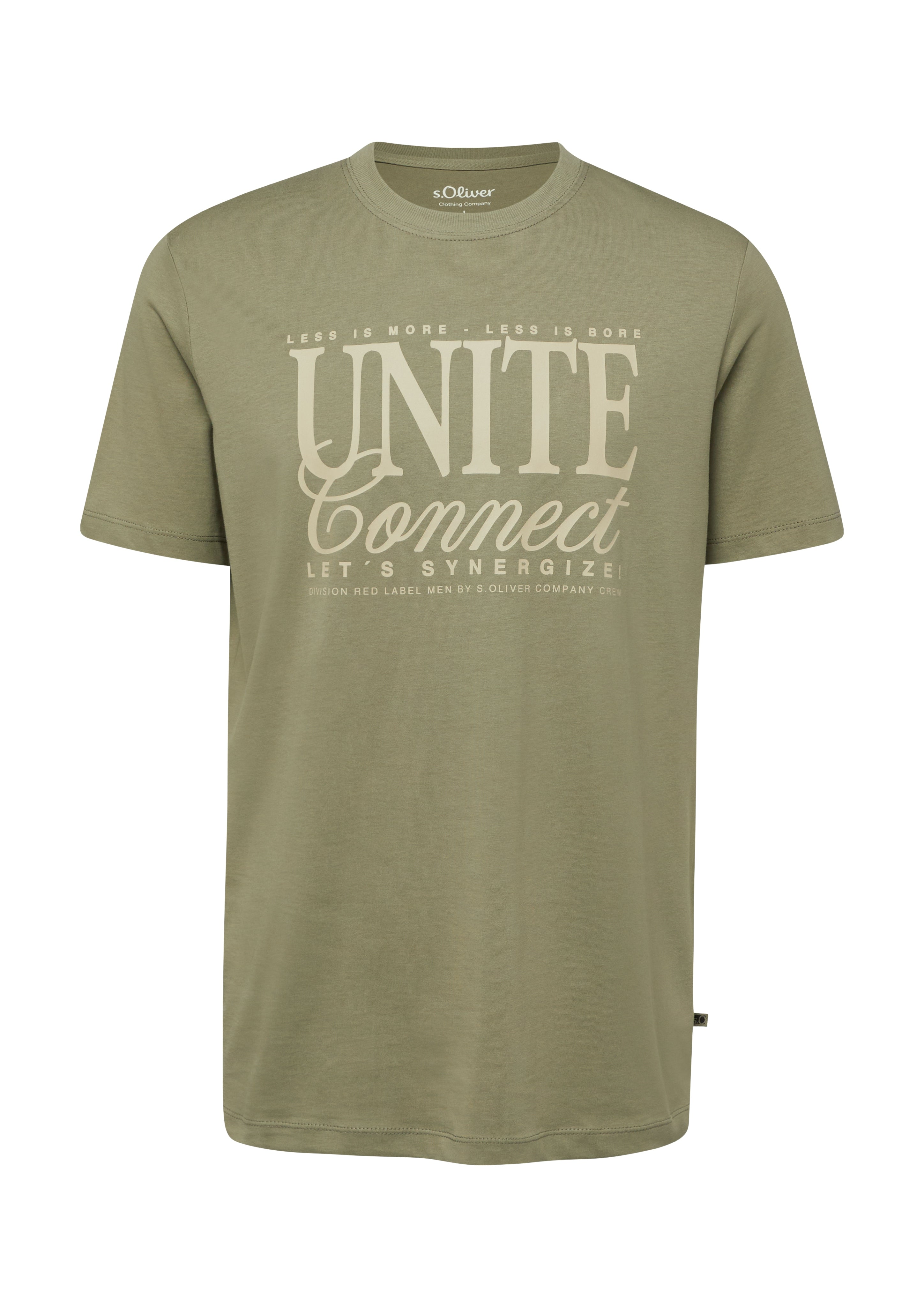S. Oliver red Herren T-Shirts kurz Green