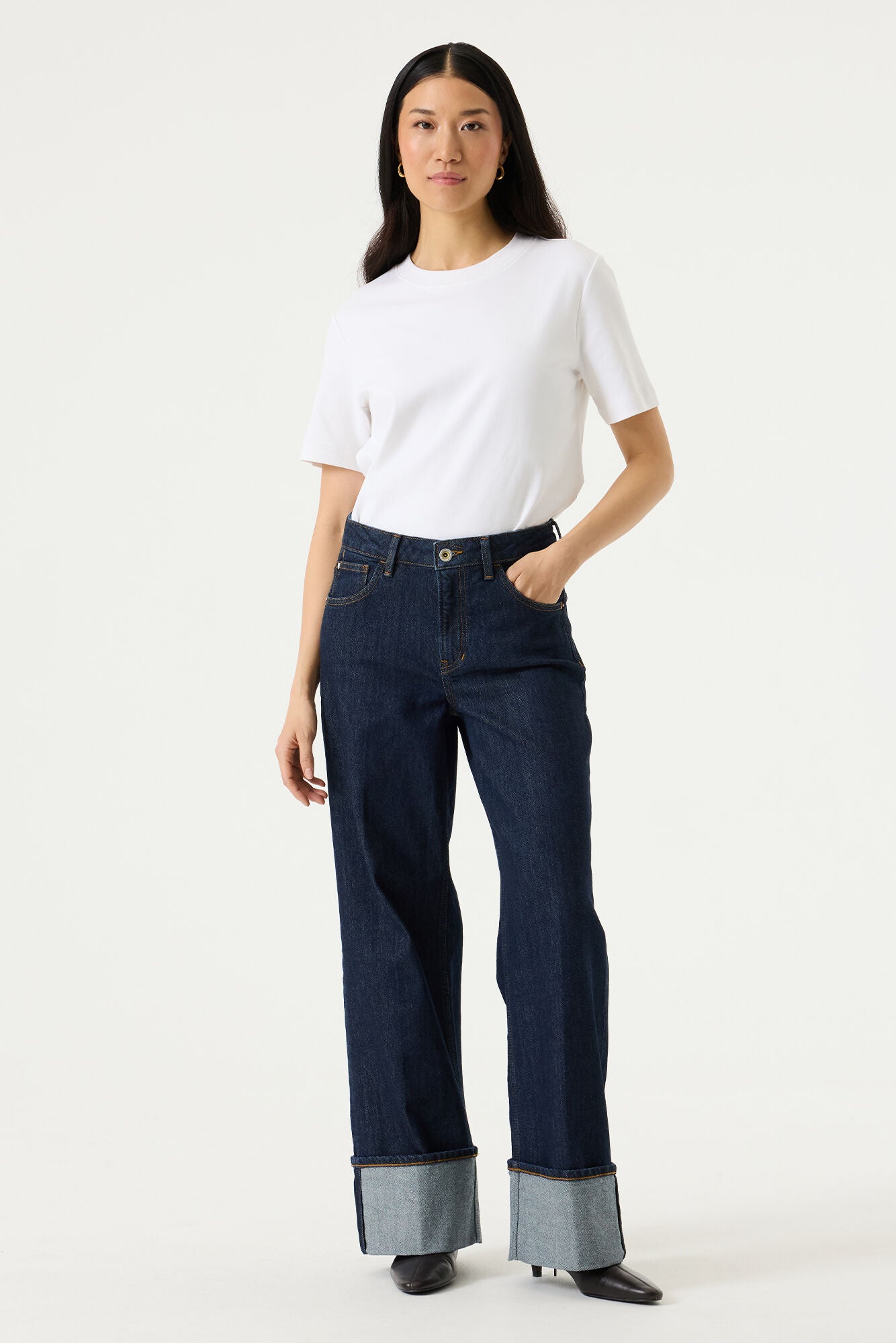 Garcia Damen Jeans Rinsed