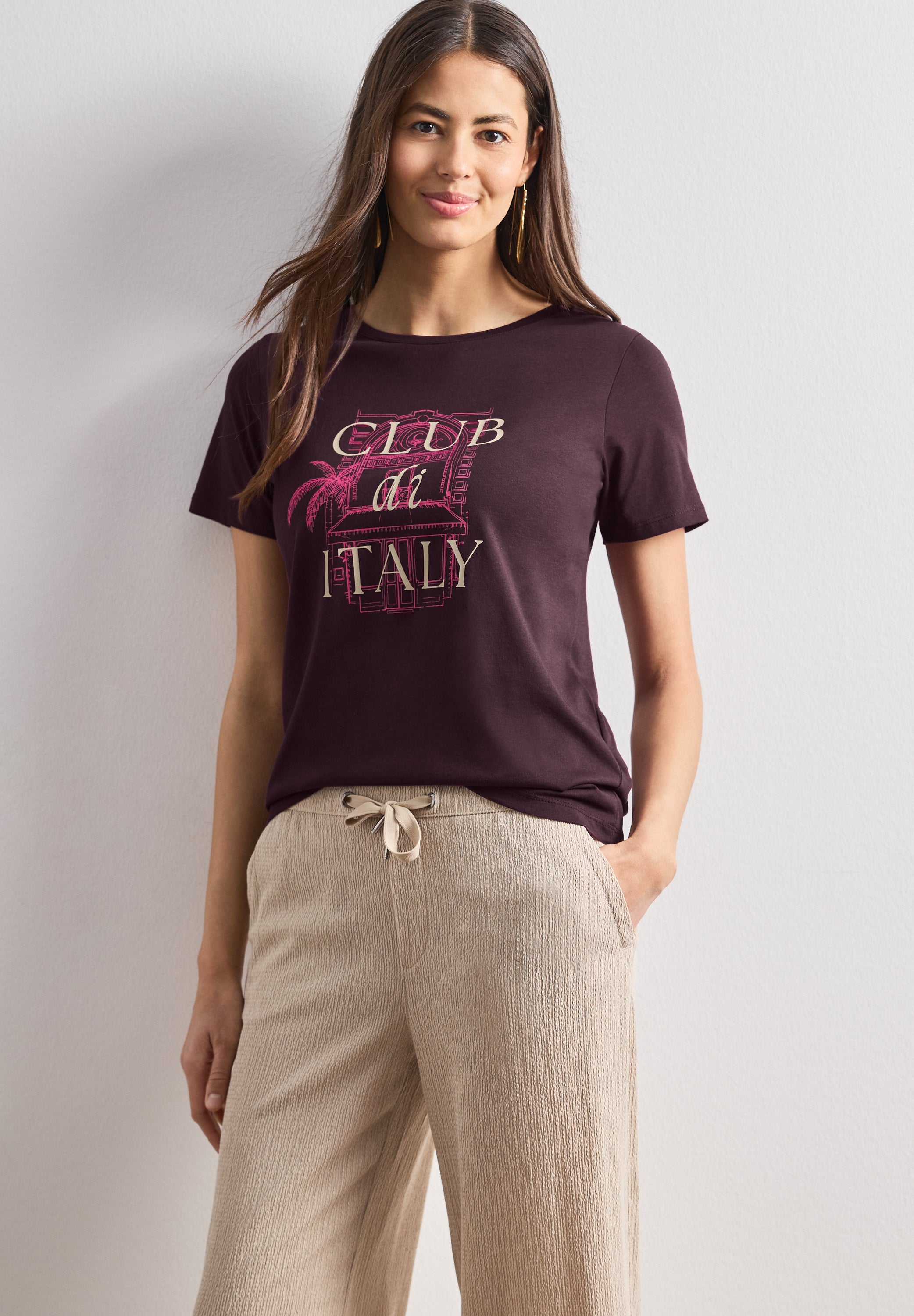 Street One Damen T-Shirts Rustic Ro