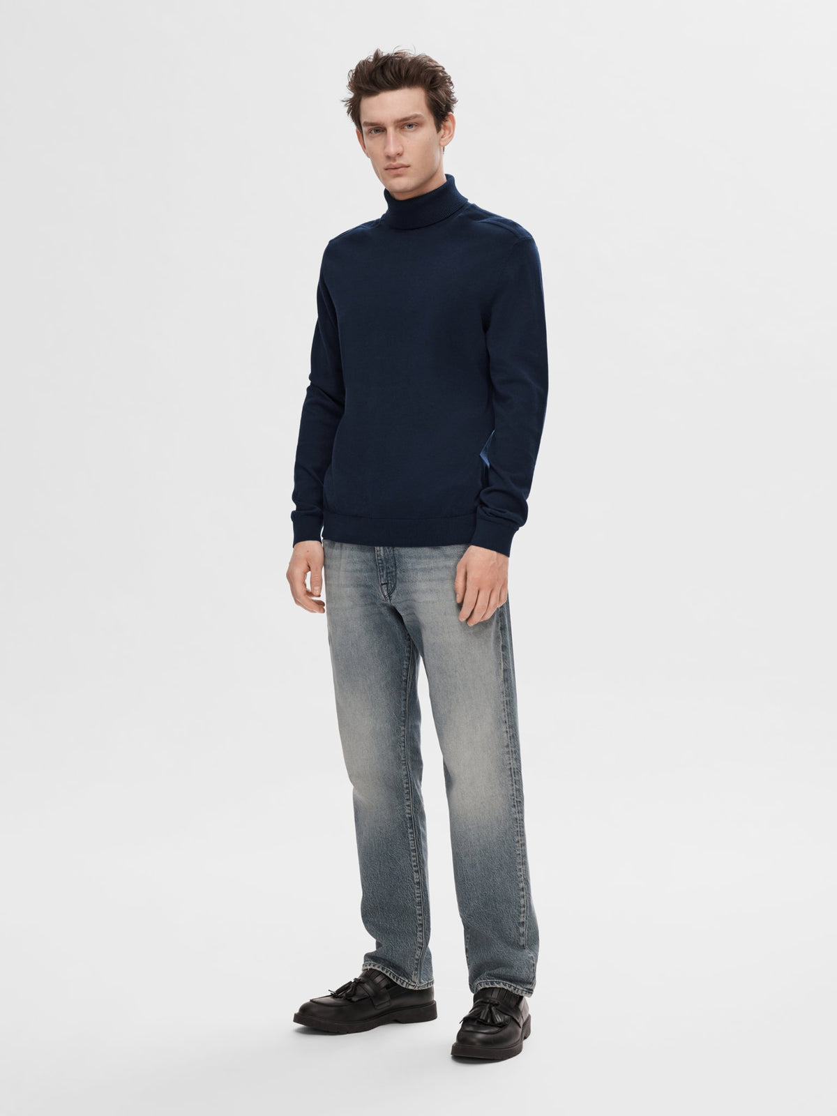 Selected homme Herren Pullover  Navy