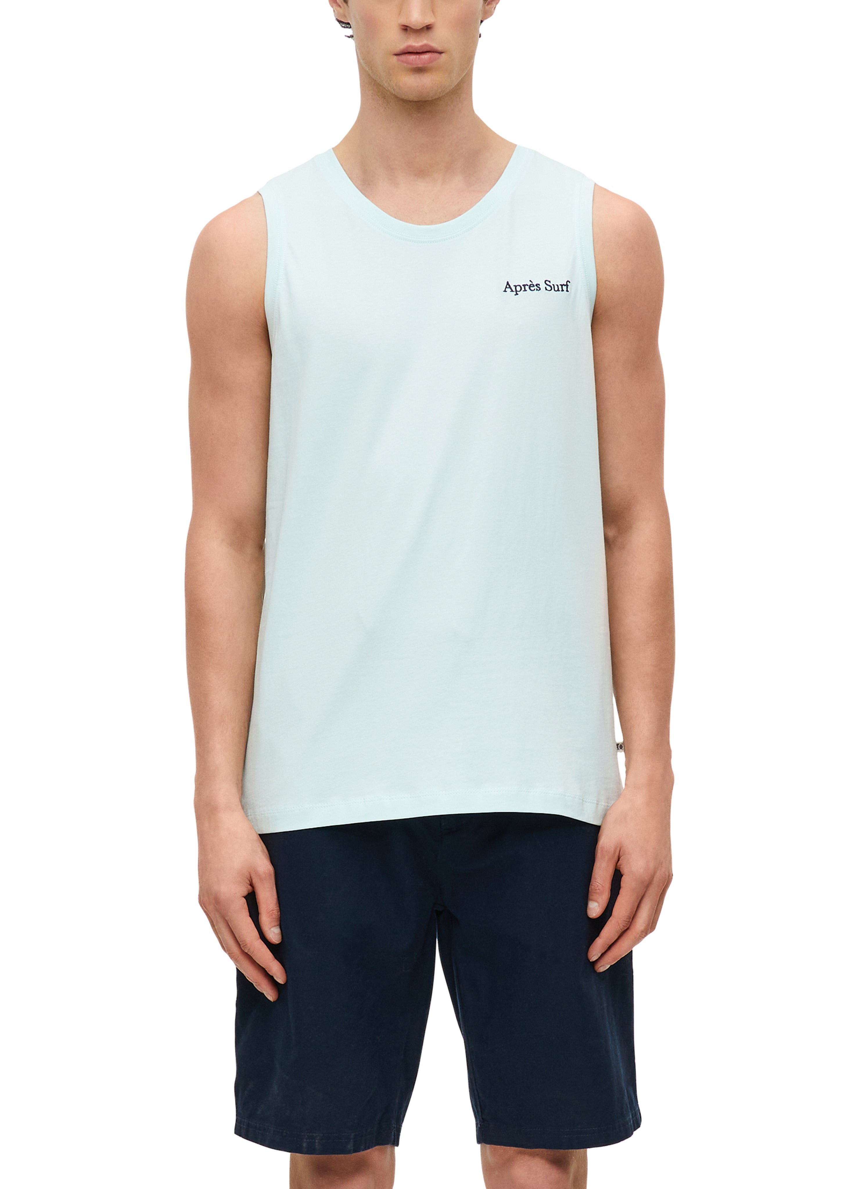 S. Oliver red Herren T-Shirts kurz Blue Green