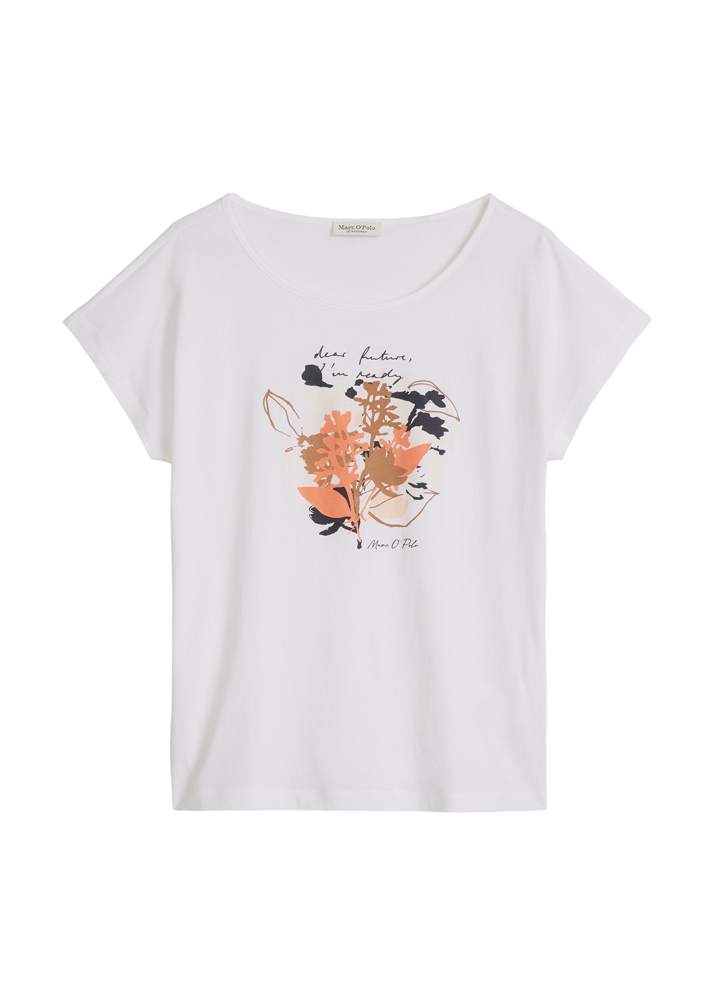 Marc O'Polo Damen T-Shirts White_Multi_