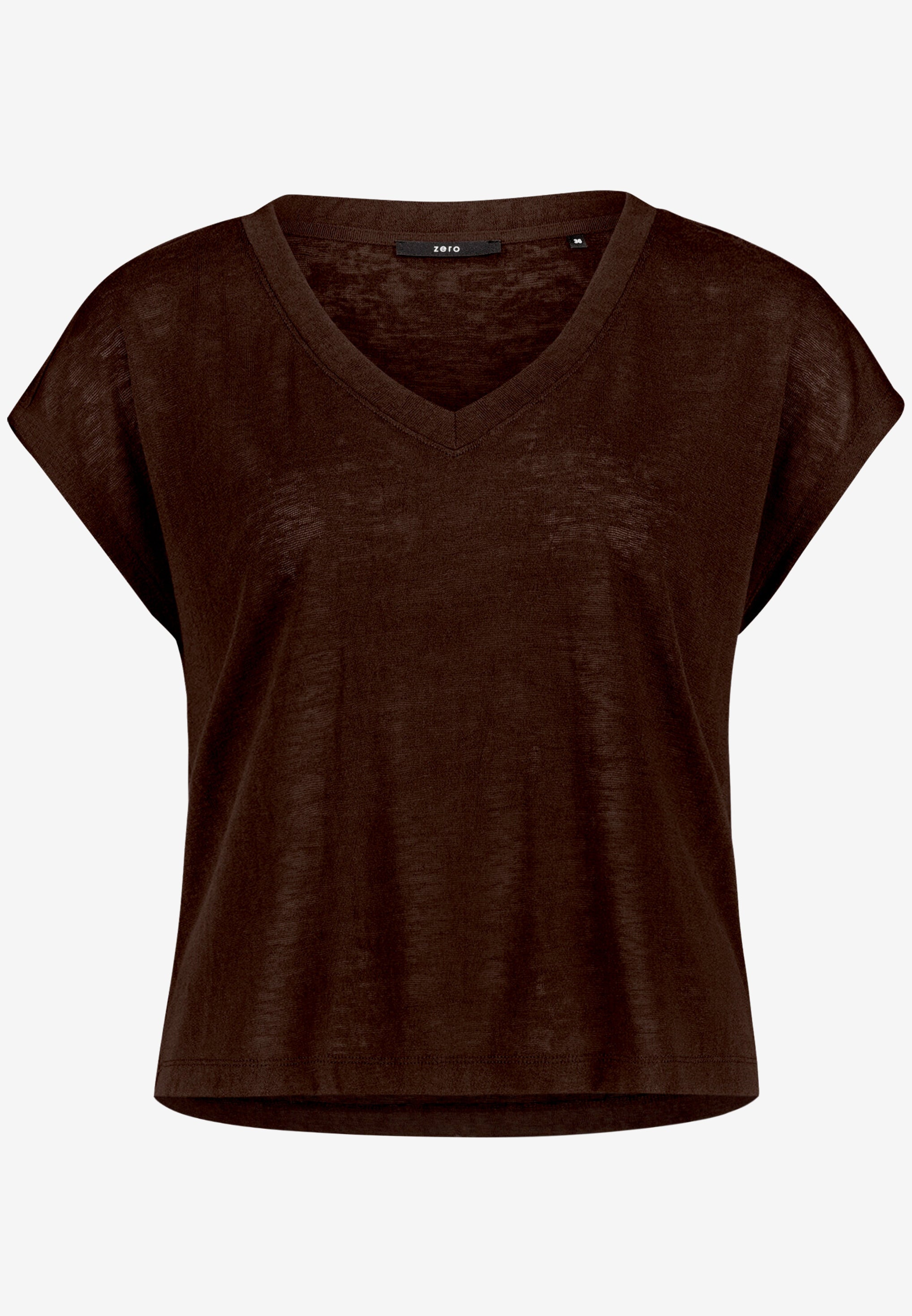 Zero Damen Tops Chocolate Plum