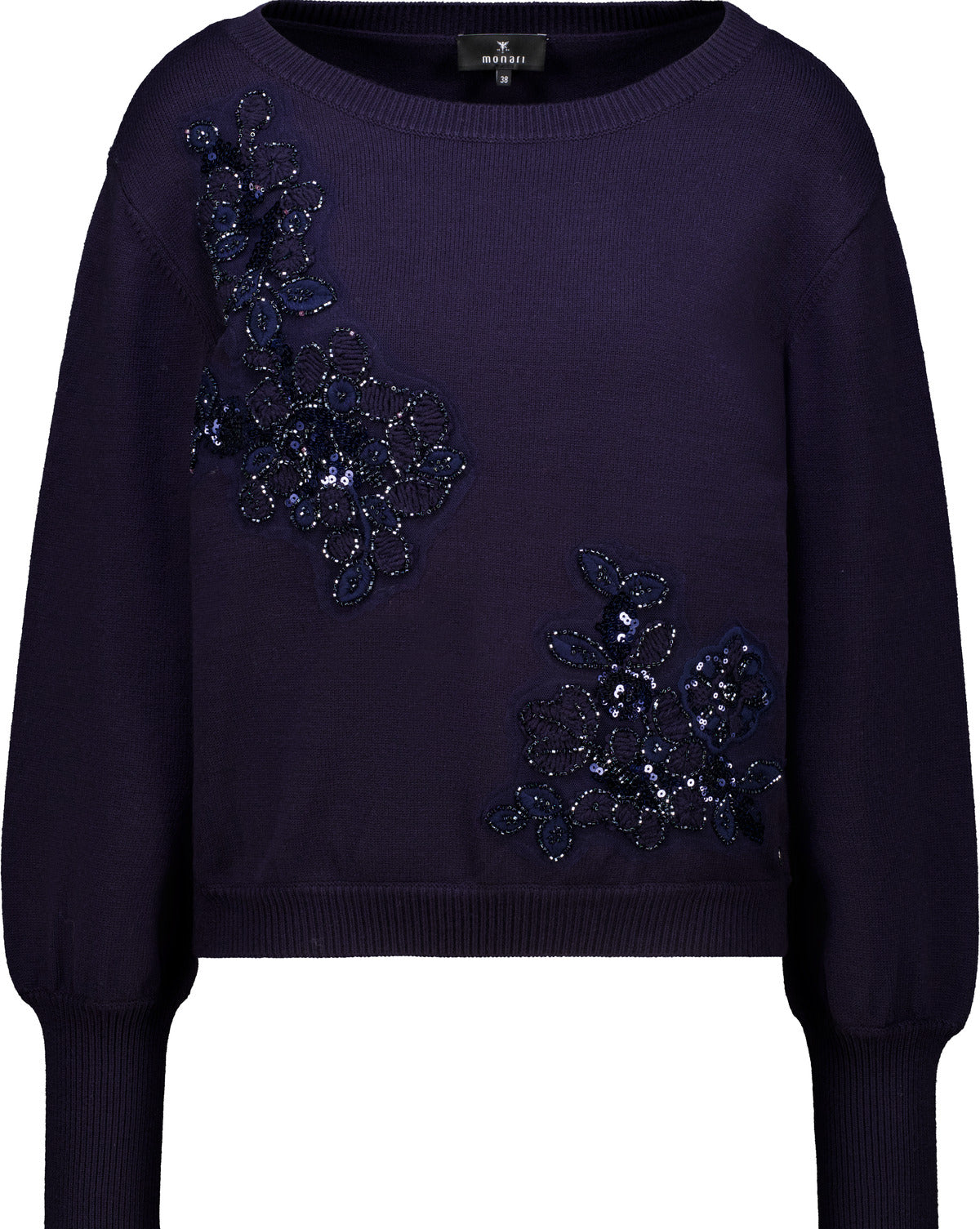 Monari Damen Pullover  Dark Blue