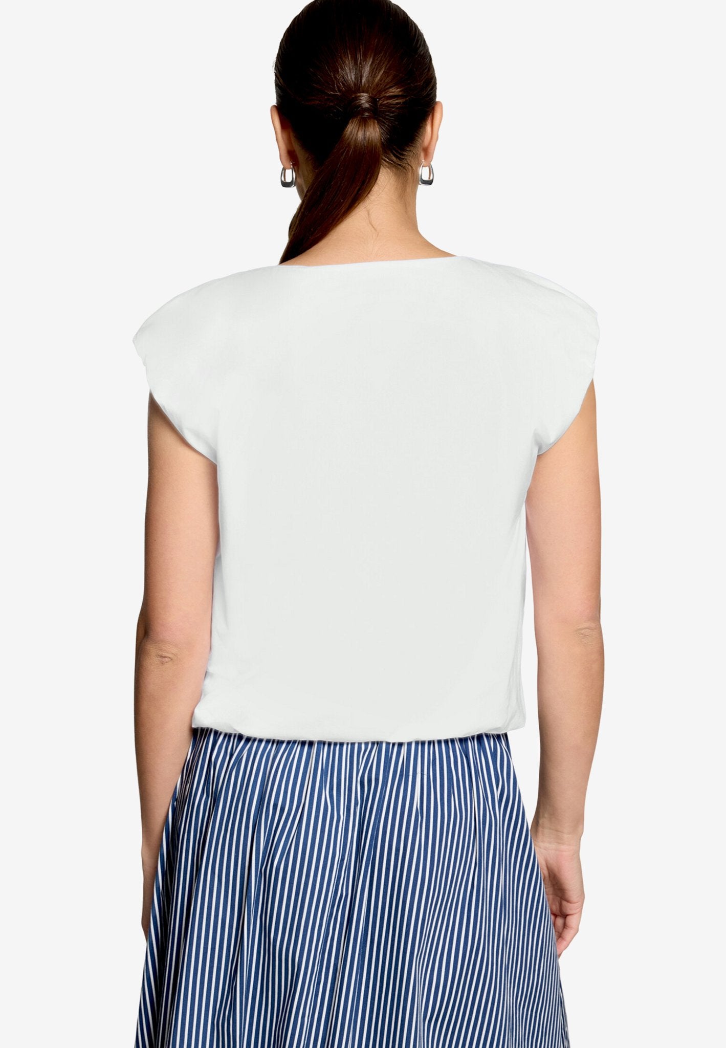 Zero Damen Tops Brilliant White
