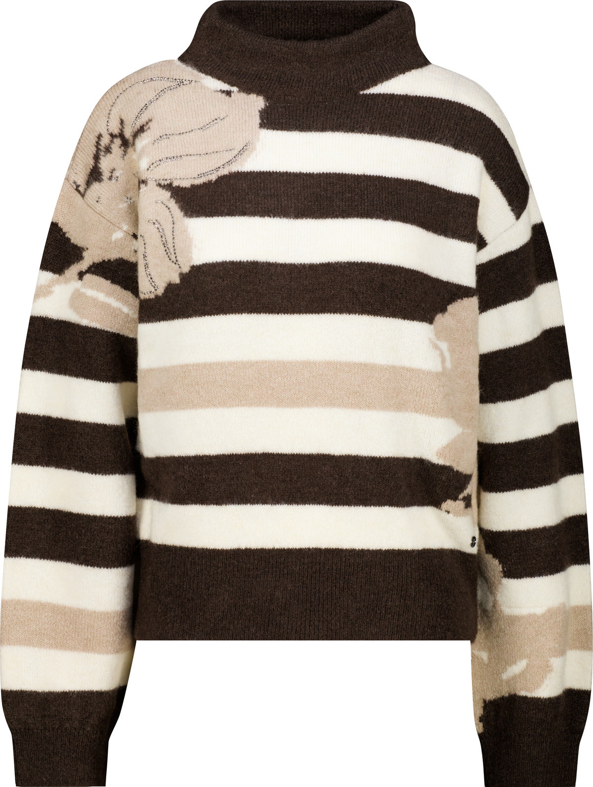 Monari Damen Pullover Cappuccino