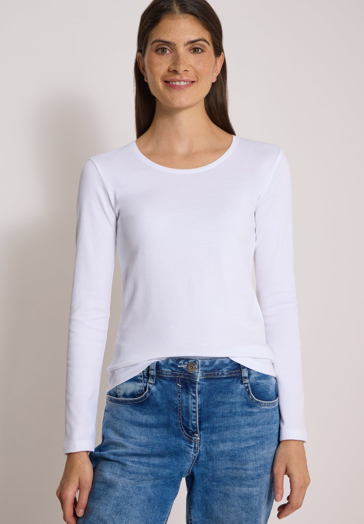 Cecil Damen T-Shirts White