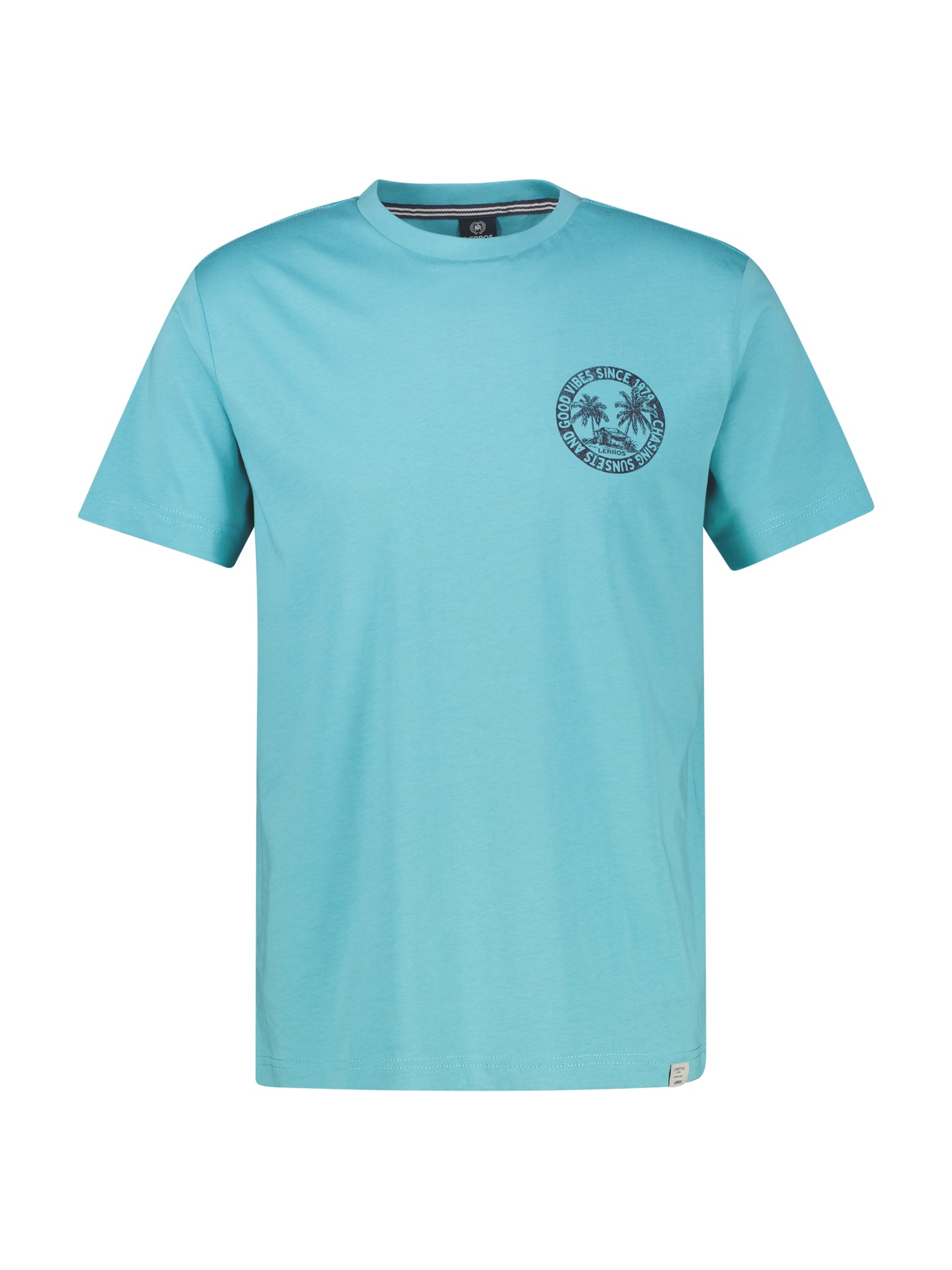 Lerros Herren T-Shirts kurz Reef Blue