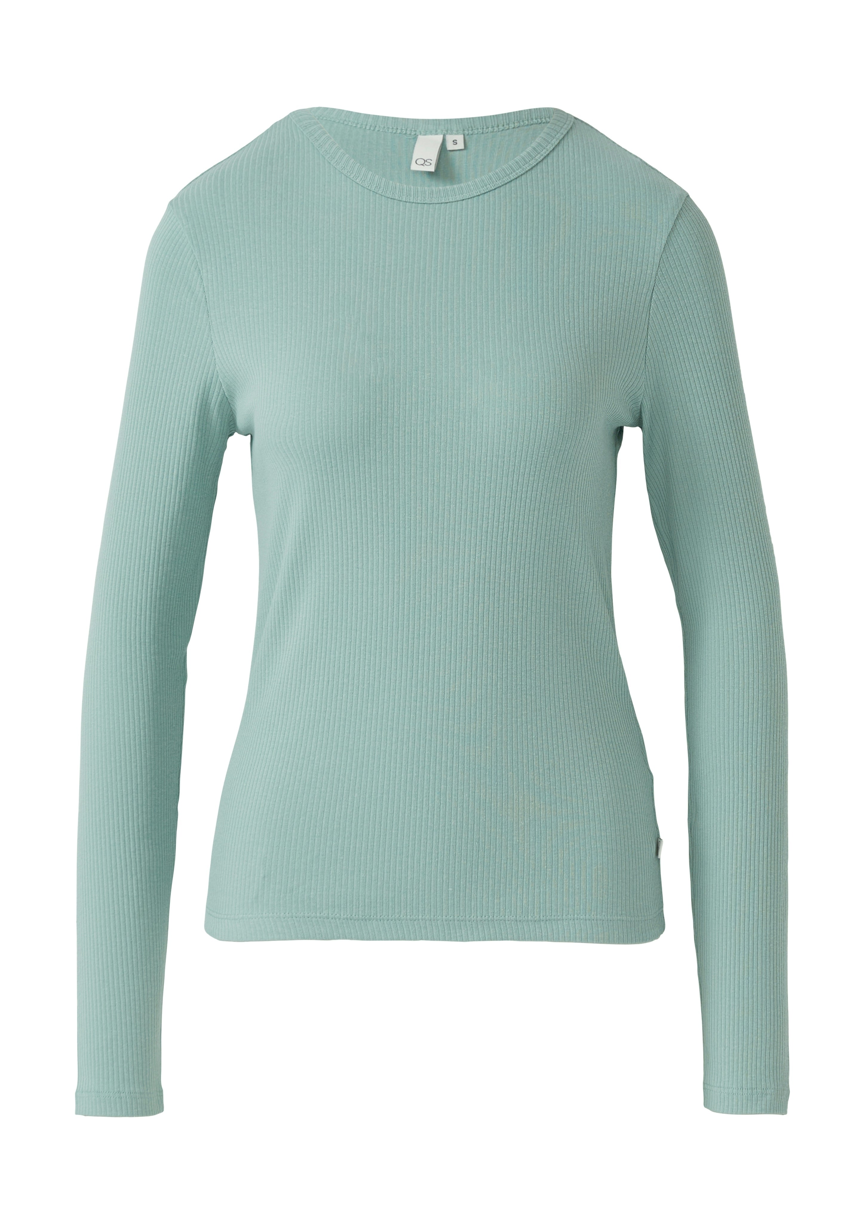 QS by S.Oliver Damen T-Shirts Blue Green