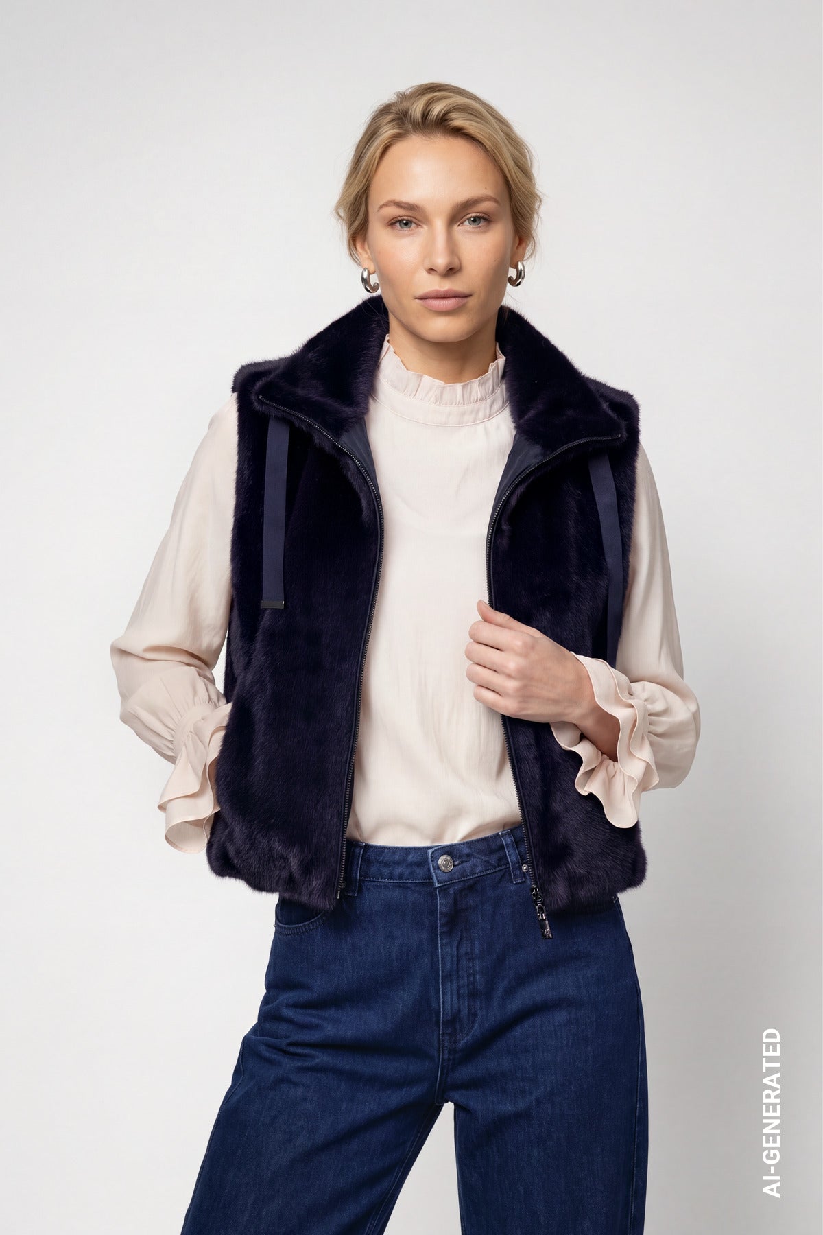 Monari Damen Outdoorwesten Dark Blue
