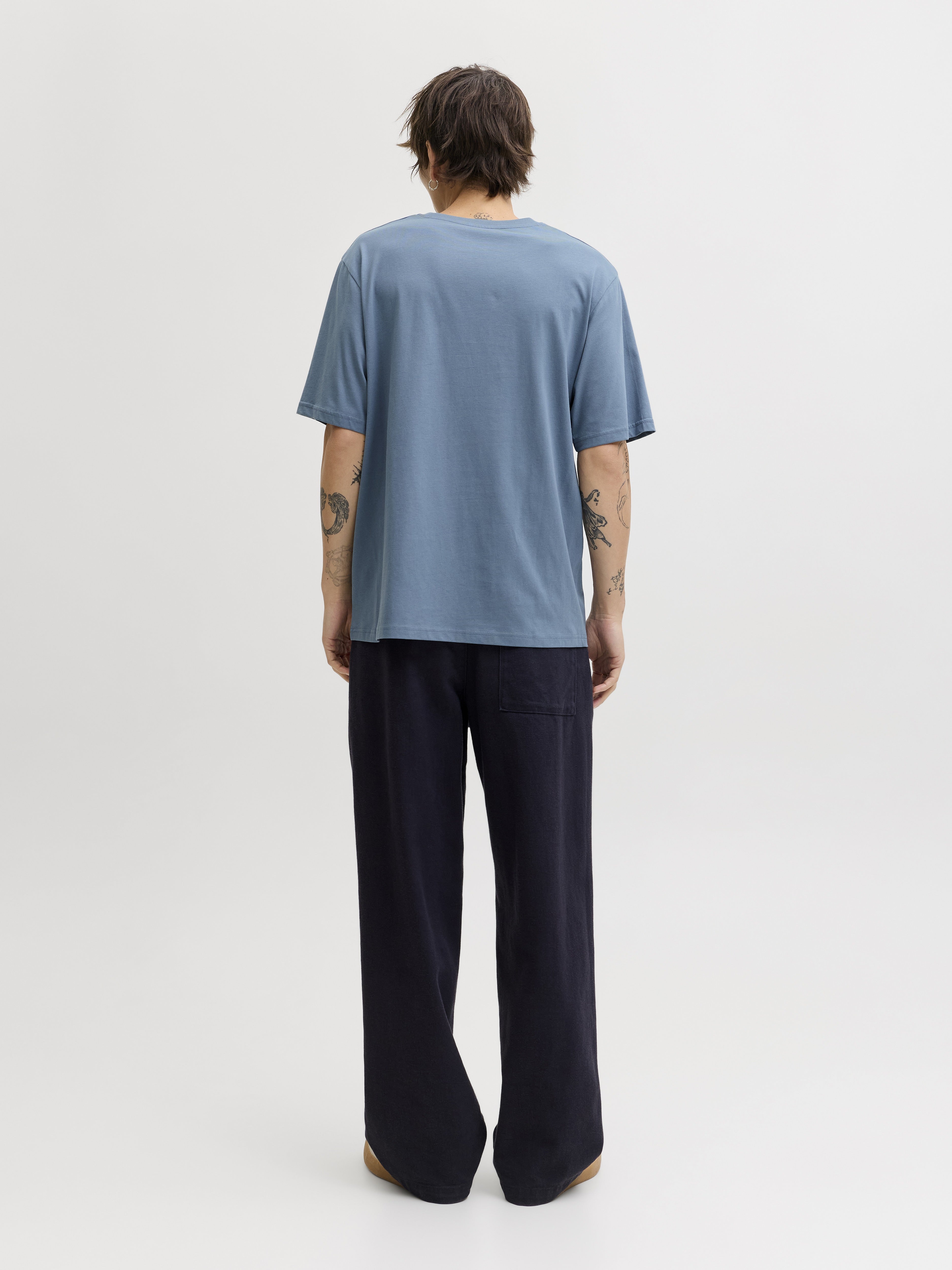 Jack & Jones Herren T-Shirts kurz Blue Mirage
