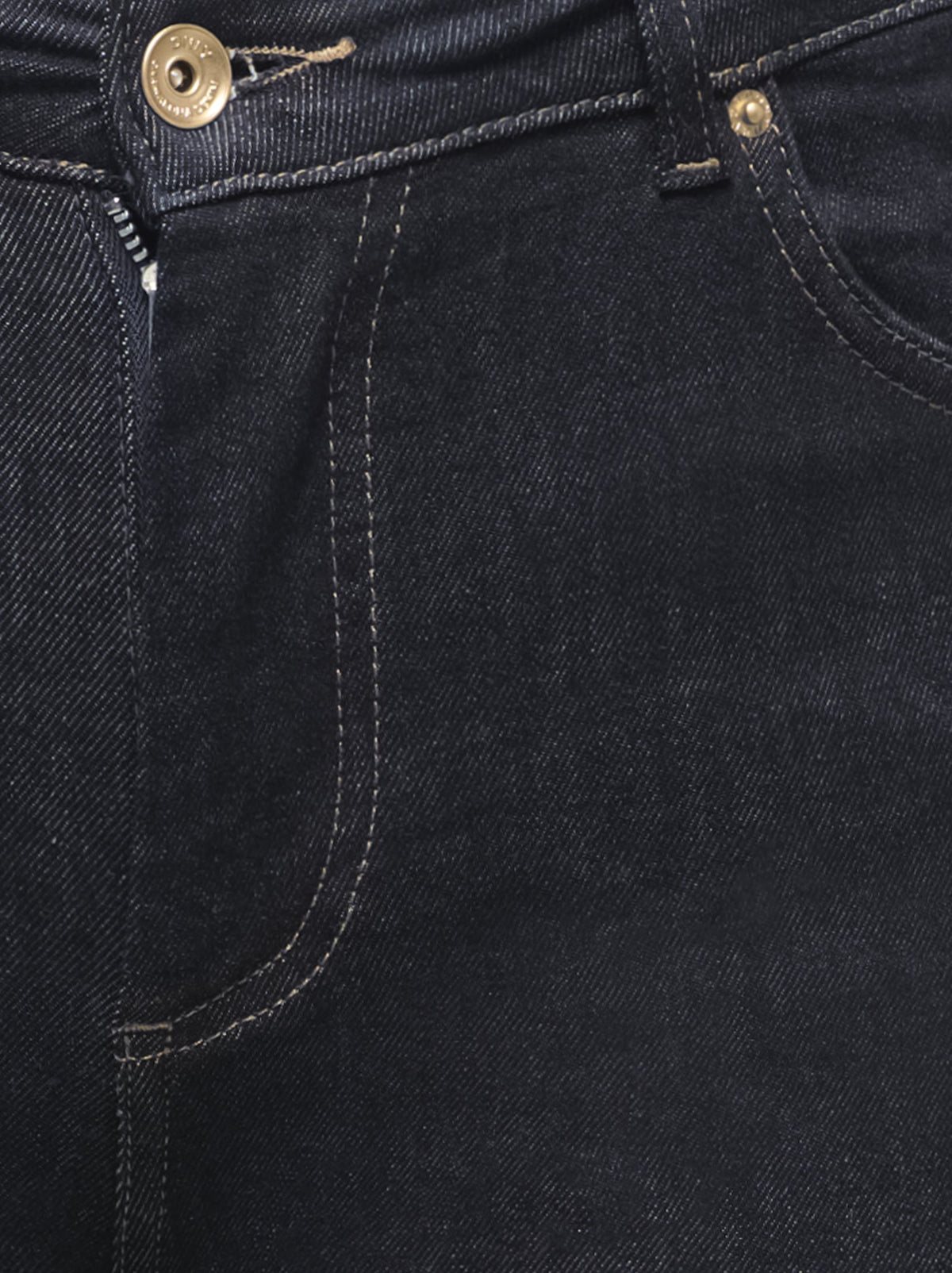 Only Carmakoma Damen Jeans Dark Blue Denim