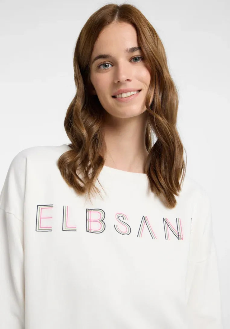 Elbsand Damen Sweatshirts  Cloud Wh