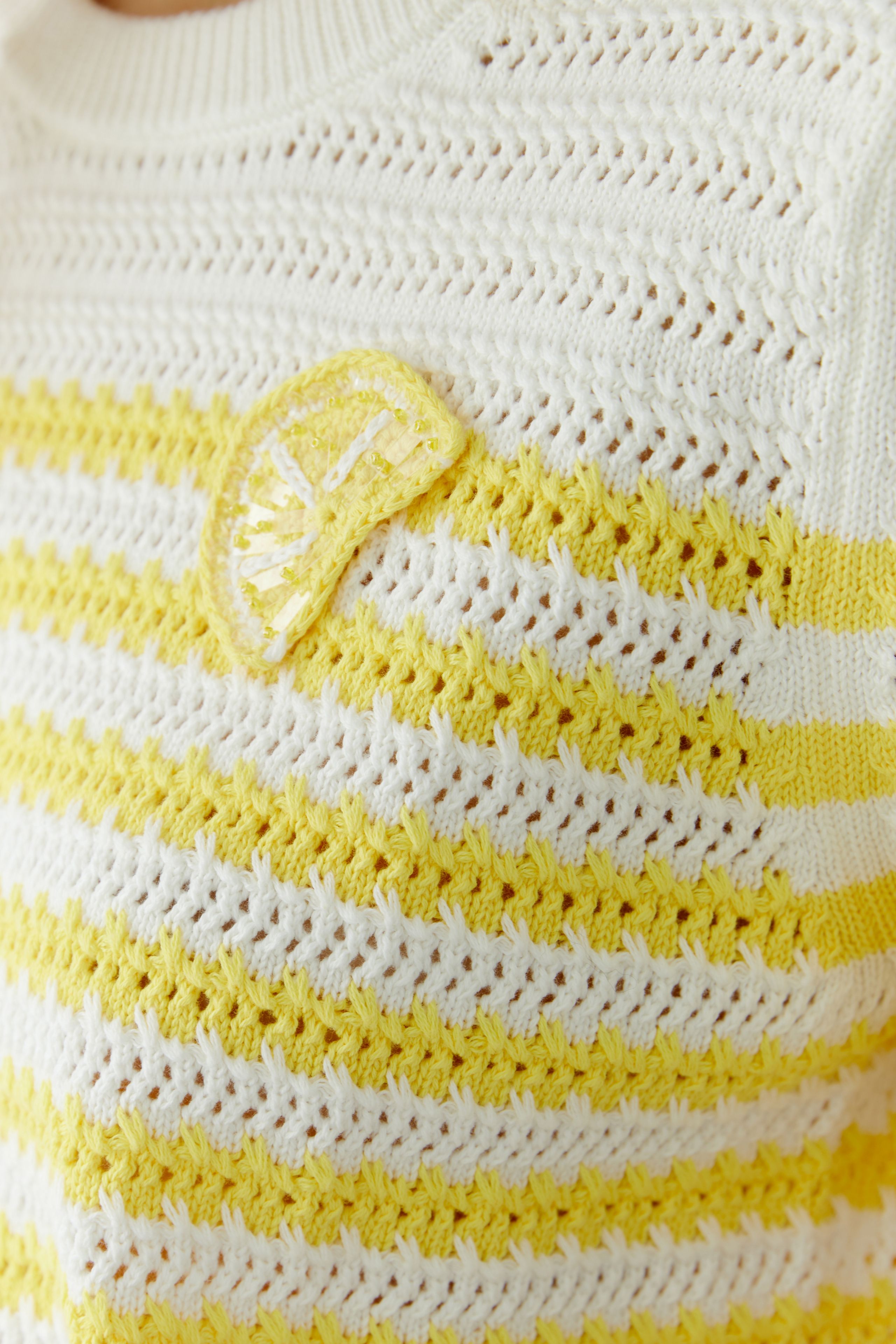 Oui Damen Pullover  White Yell