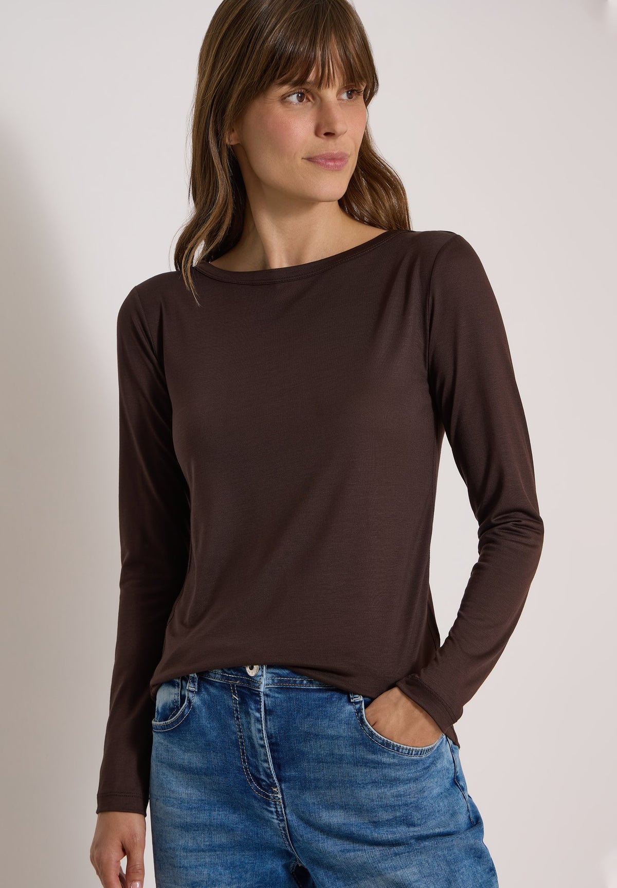 Cecil Damen T-Shirts  Truffle B