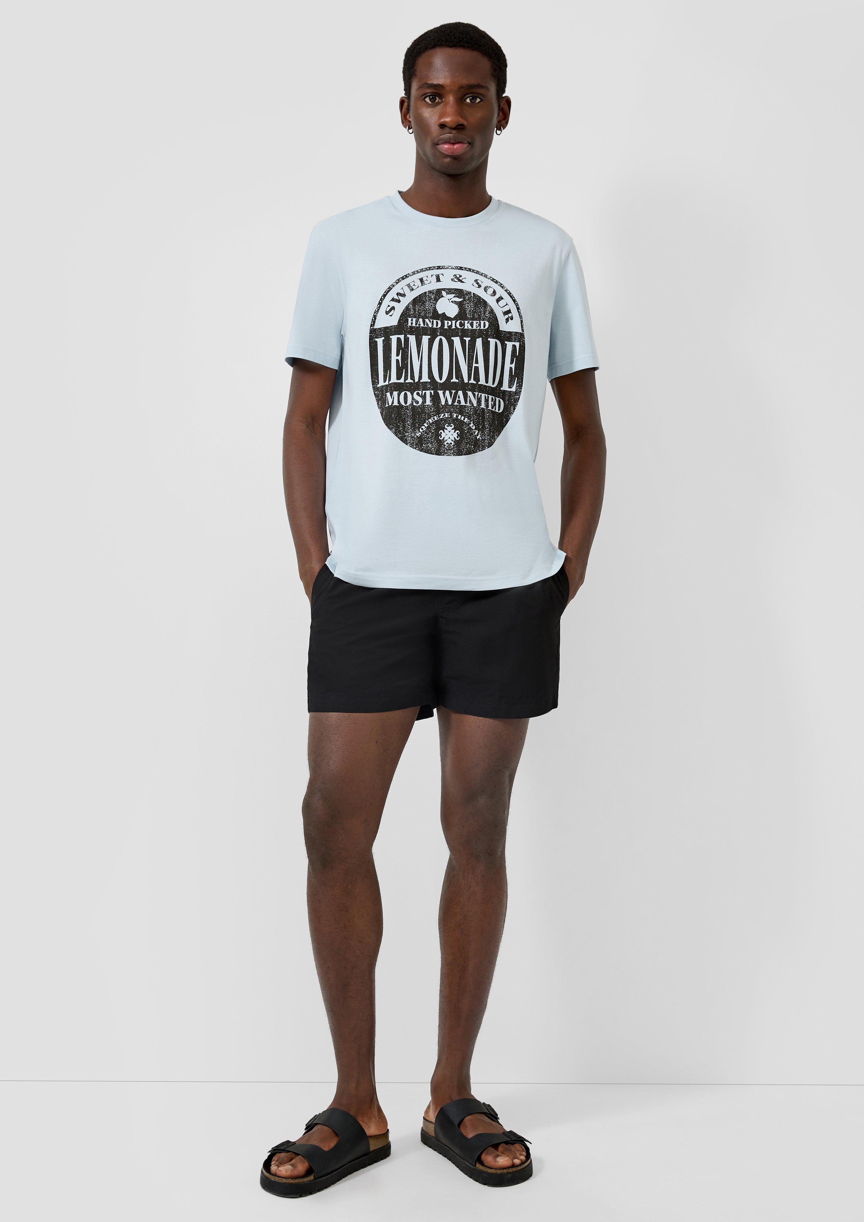 QS by S.Oliver Herren T-Shirts kurz Blue