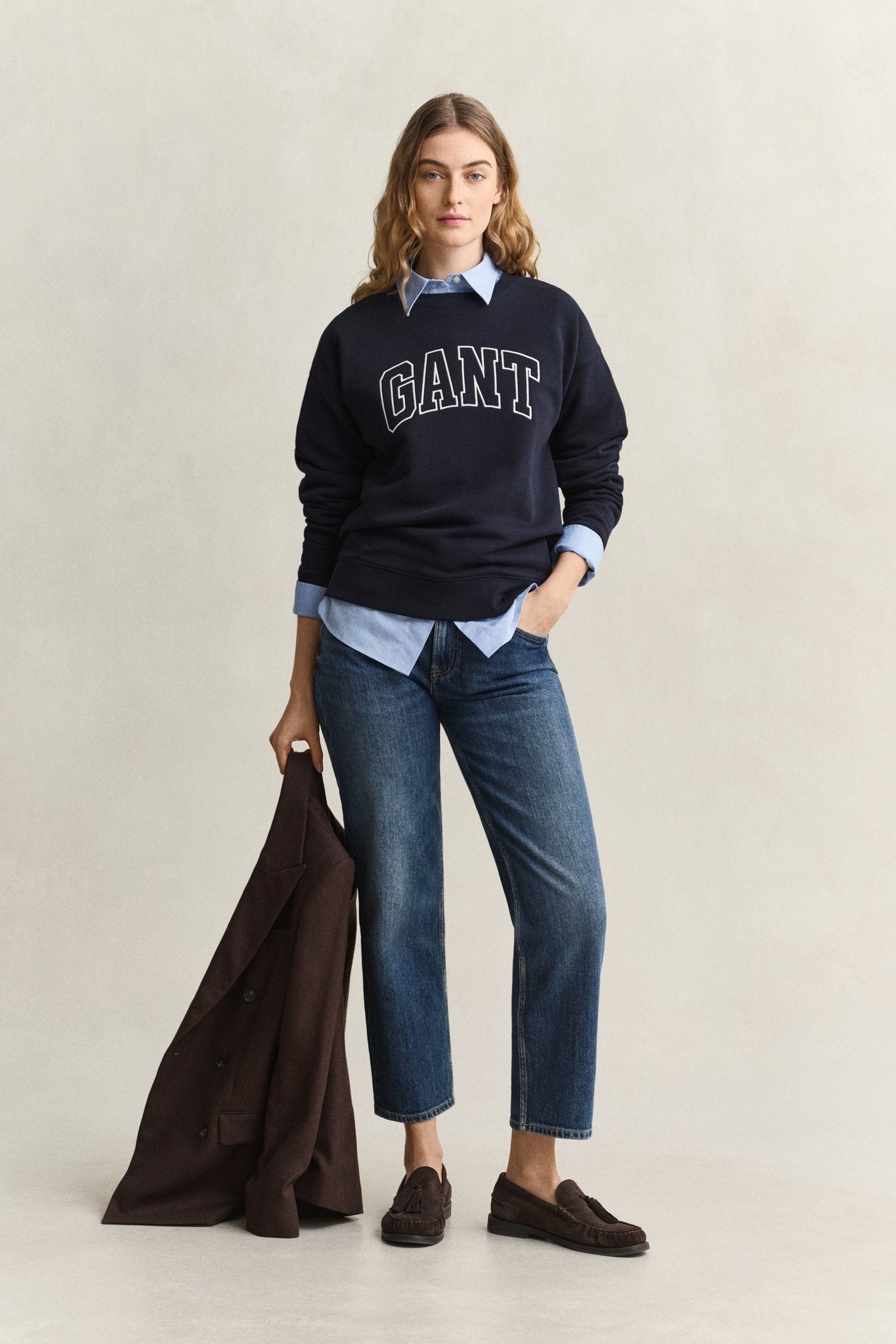 Gant Damen Sweatshirts  Evening Blu
