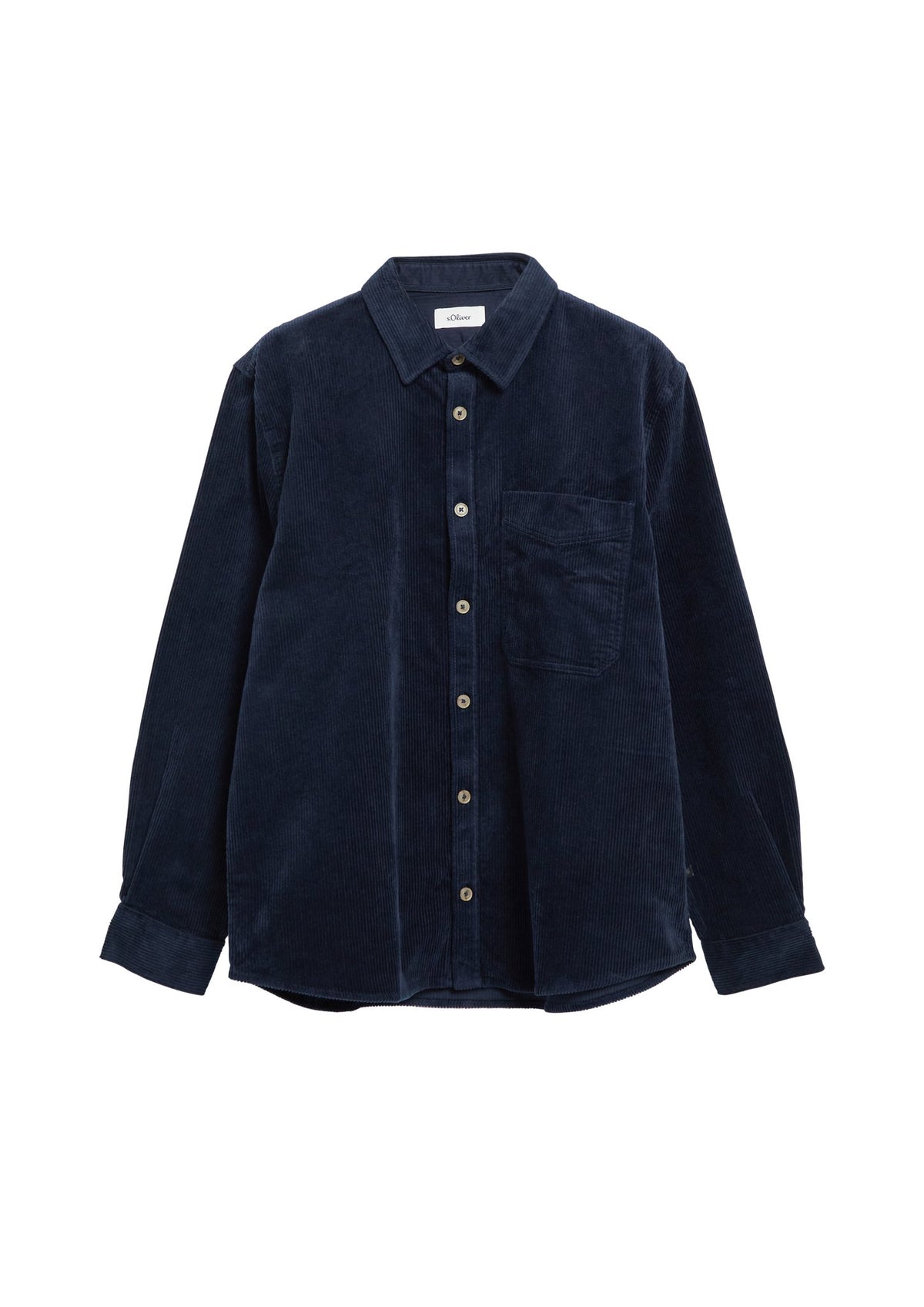 S. Oliver red Herren Hemden lang Blue