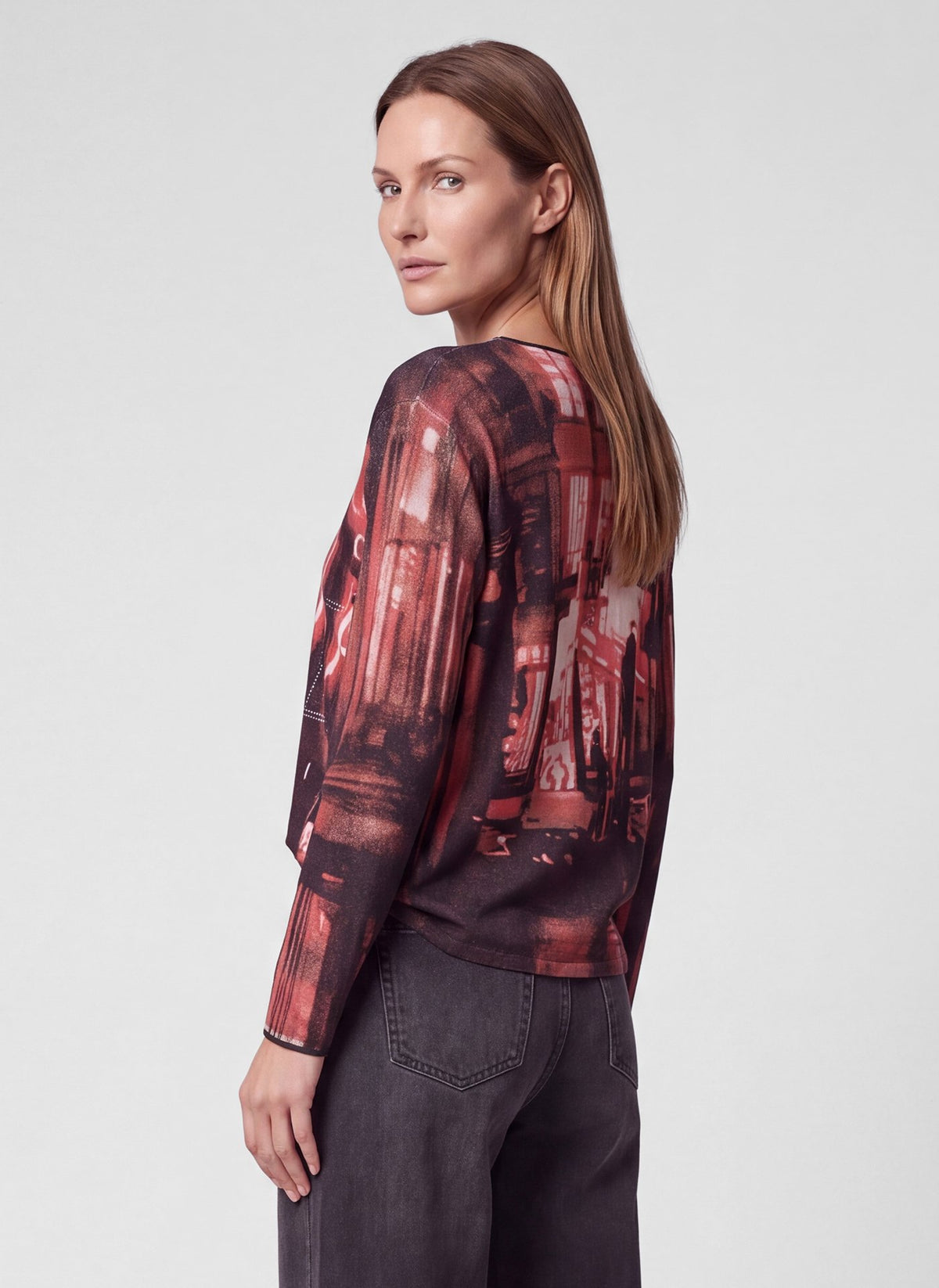 Rabe Damen Pullover Malve