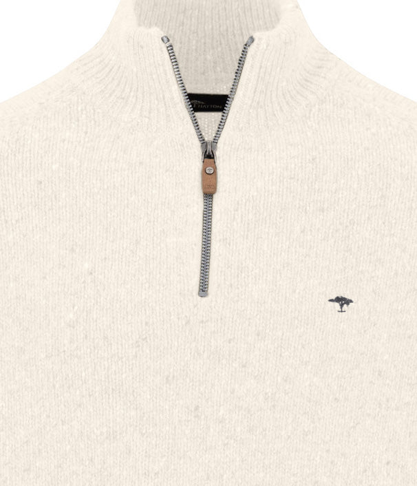 Fynch-Hatton Herren Pullover Snow White