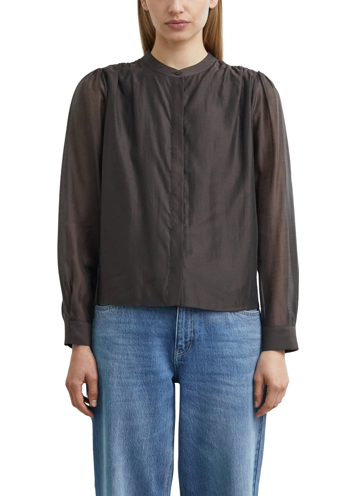 Comma Damen Blusen  Brown