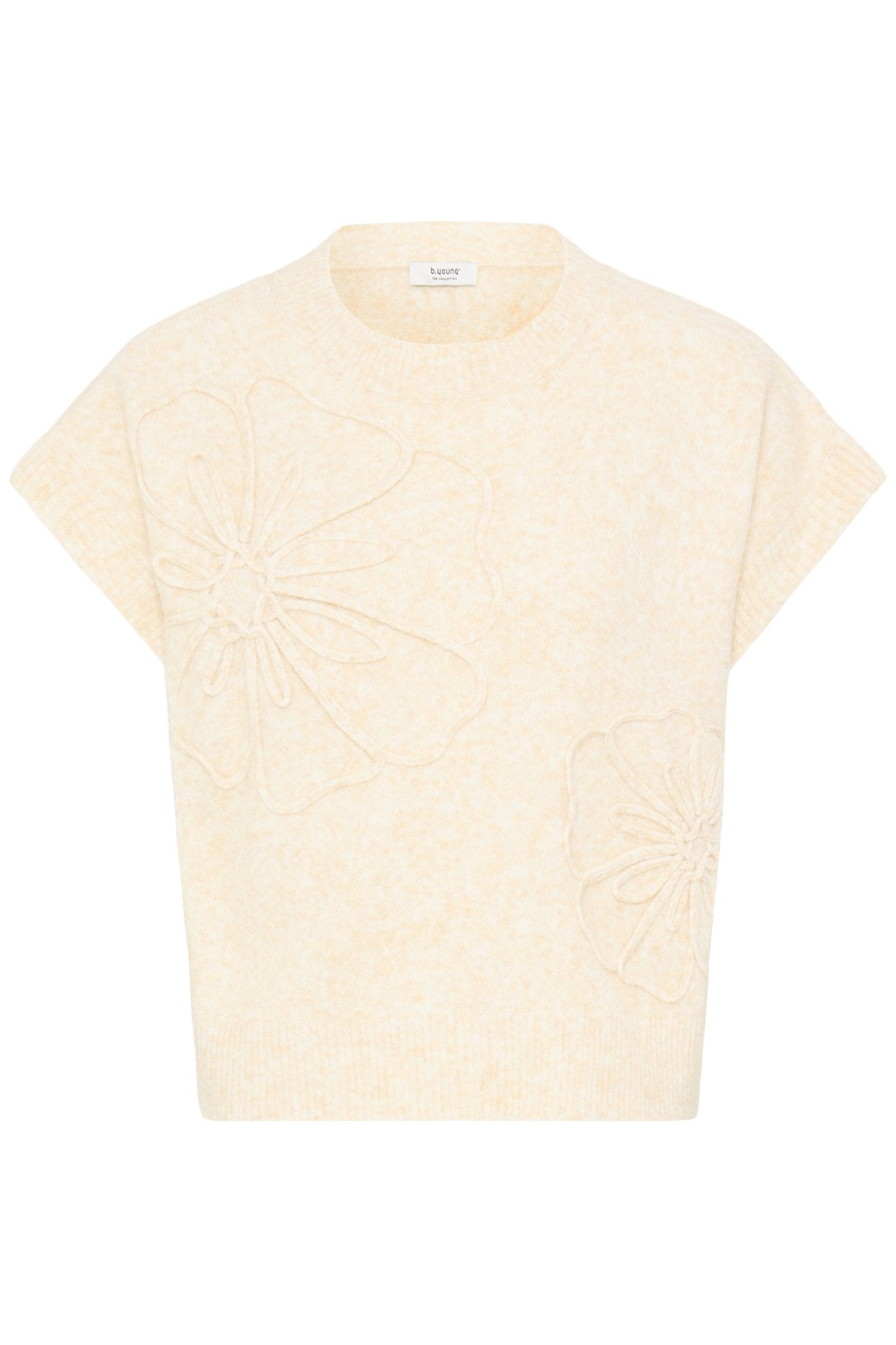 b.young Damen T-Shirts Birch Melange